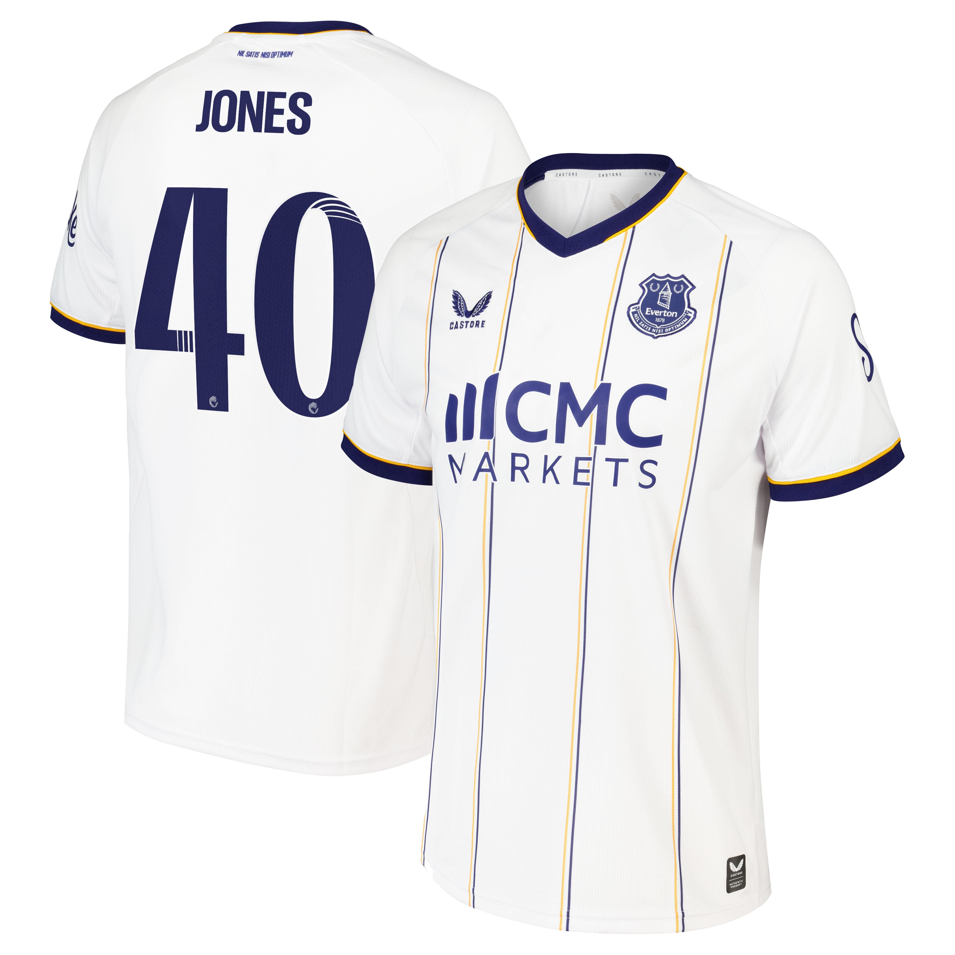 Everton WSL Castore Away Replica Shirt 2026-27 with Jones 40 printing