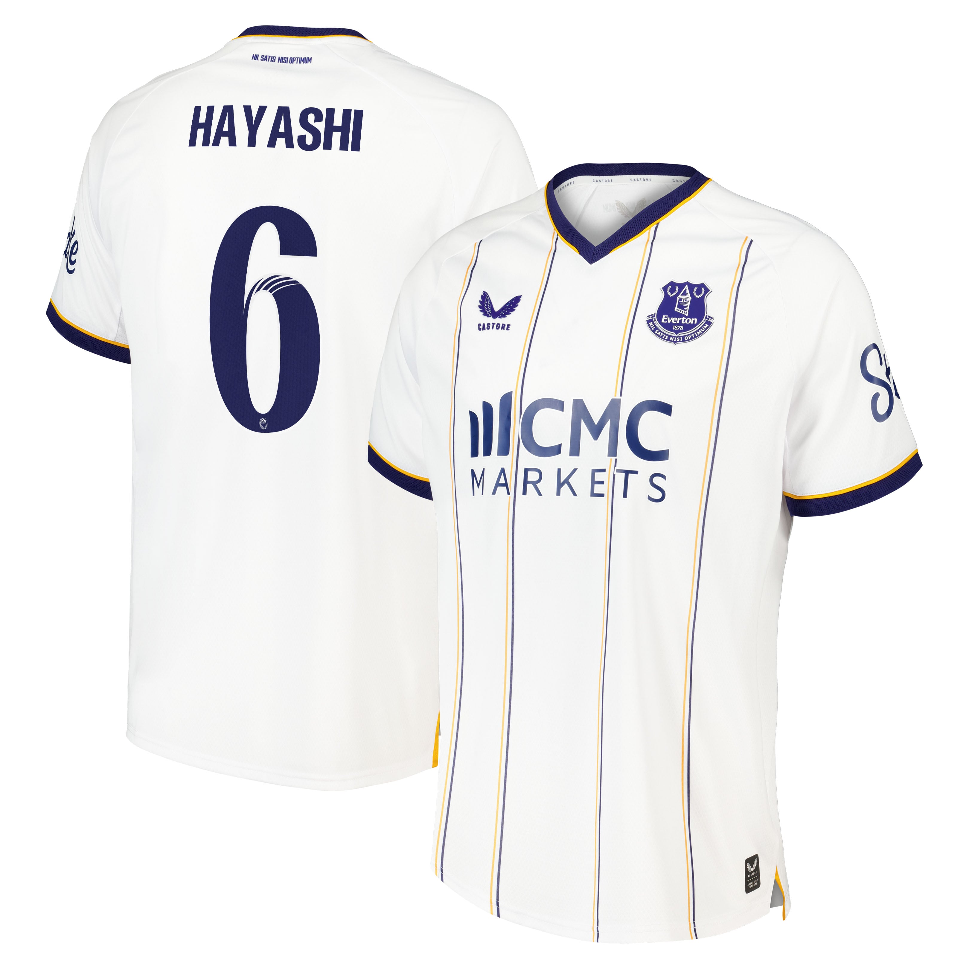 Everton WSL Castore Away Pro Shirt 2026-27 with Hayashi 6 printing
