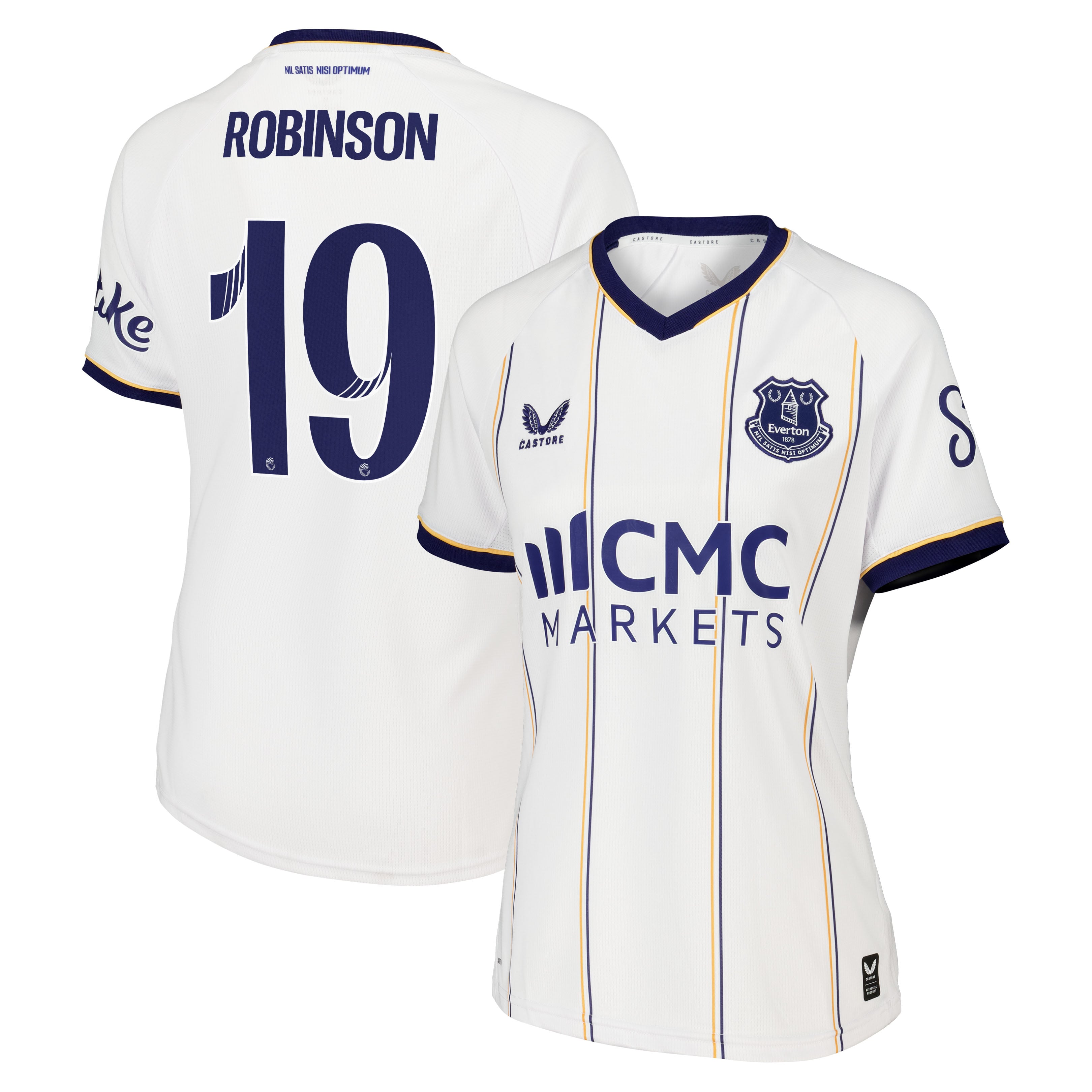 Everton WSL Castore Away Replica Shirt 2026-27 - Womens with Robinson 19 printing