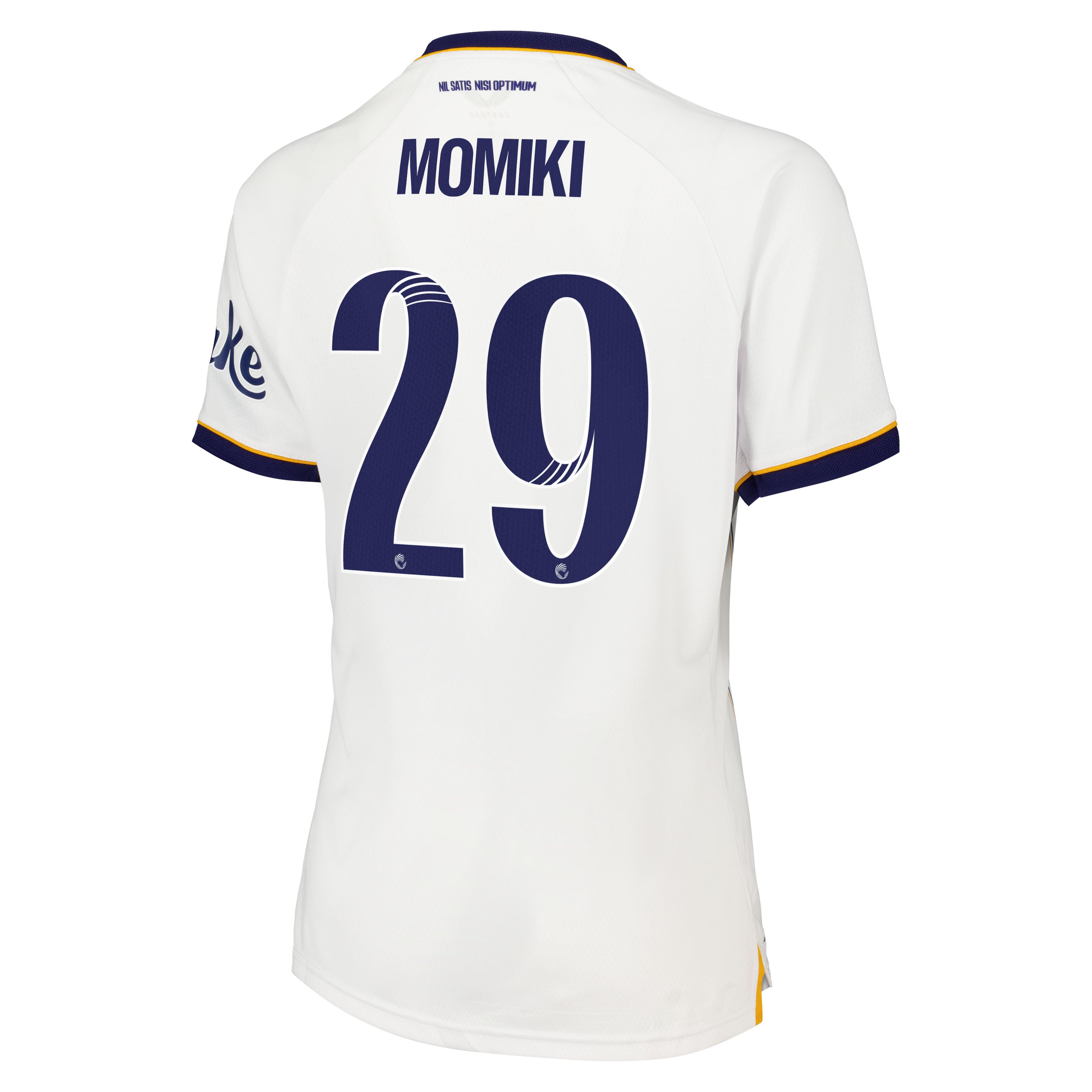 Everton WSL Castore Away Pro Shirt 2026-27 - Womens with Momiki 29 printing, , rebel_hi-res