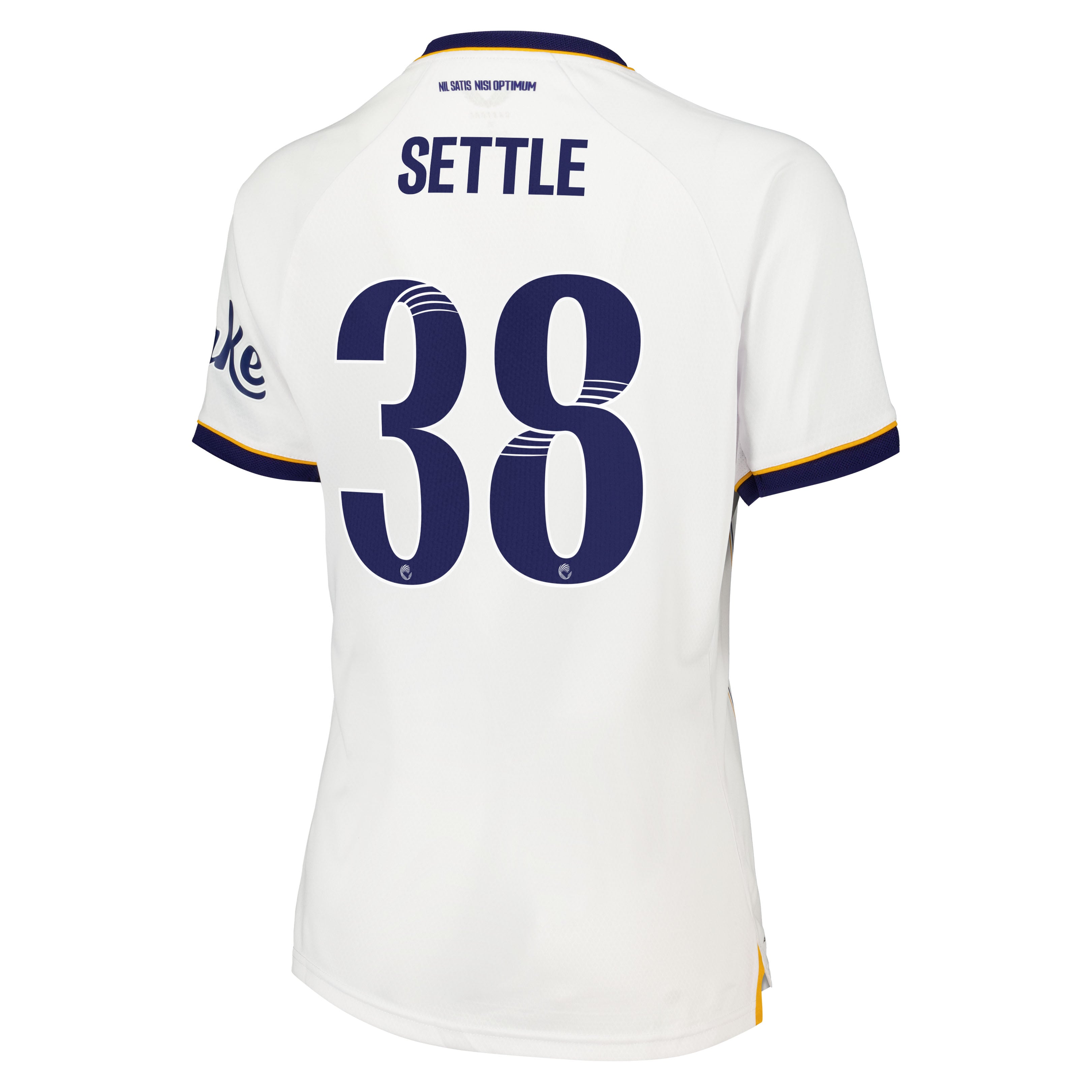 Everton WSL Castore Away Pro Shirt 2026-27 - Womens with Settle 38 printing, , rebel_hi-res