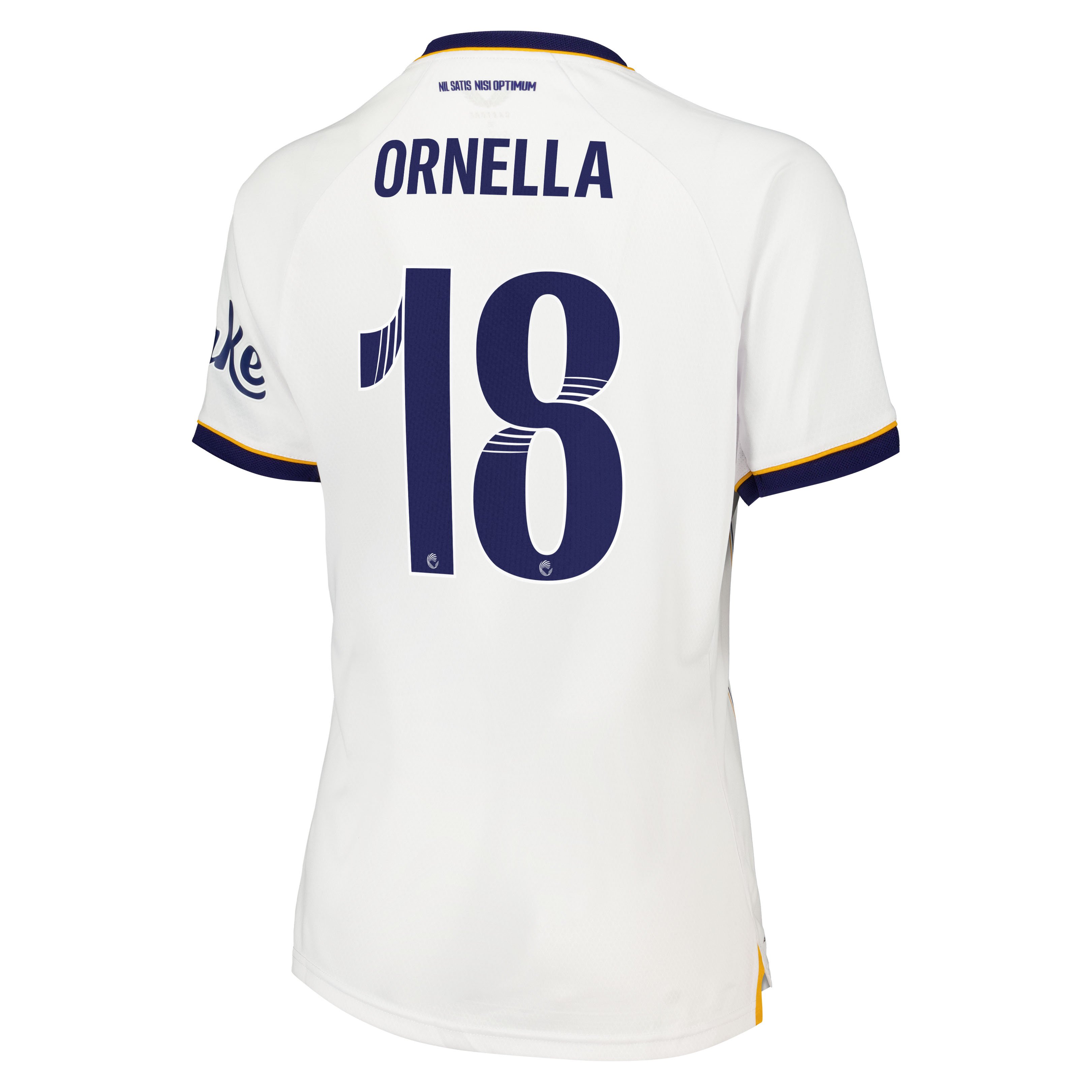 Everton WSL Castore Away Pro Shirt 2026-27 - Womens with Ornella 18 printing, , rebel_hi-res