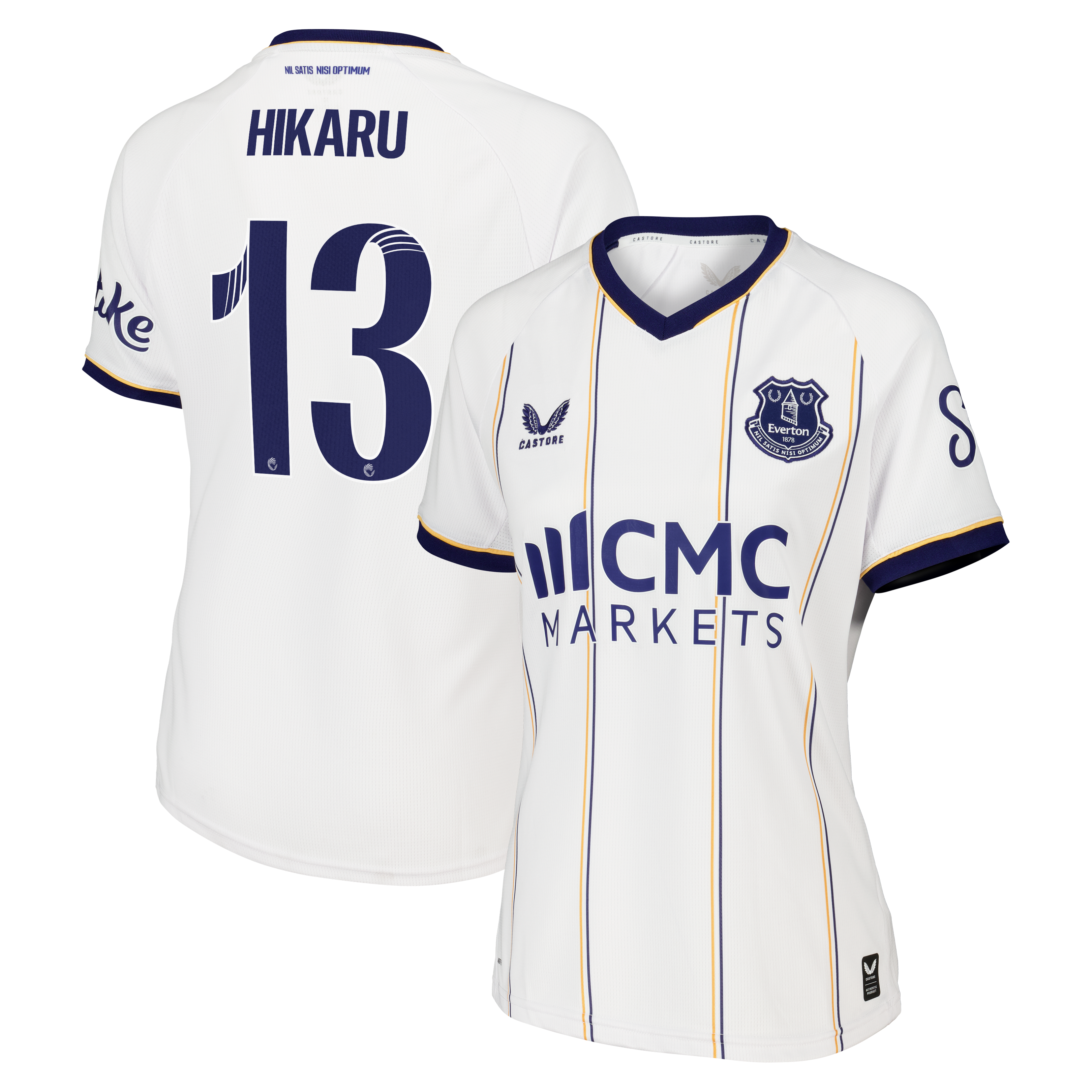 Everton WSL Castore Away Replica Shirt 2026-27 - Womens with Hikaru 13 printing