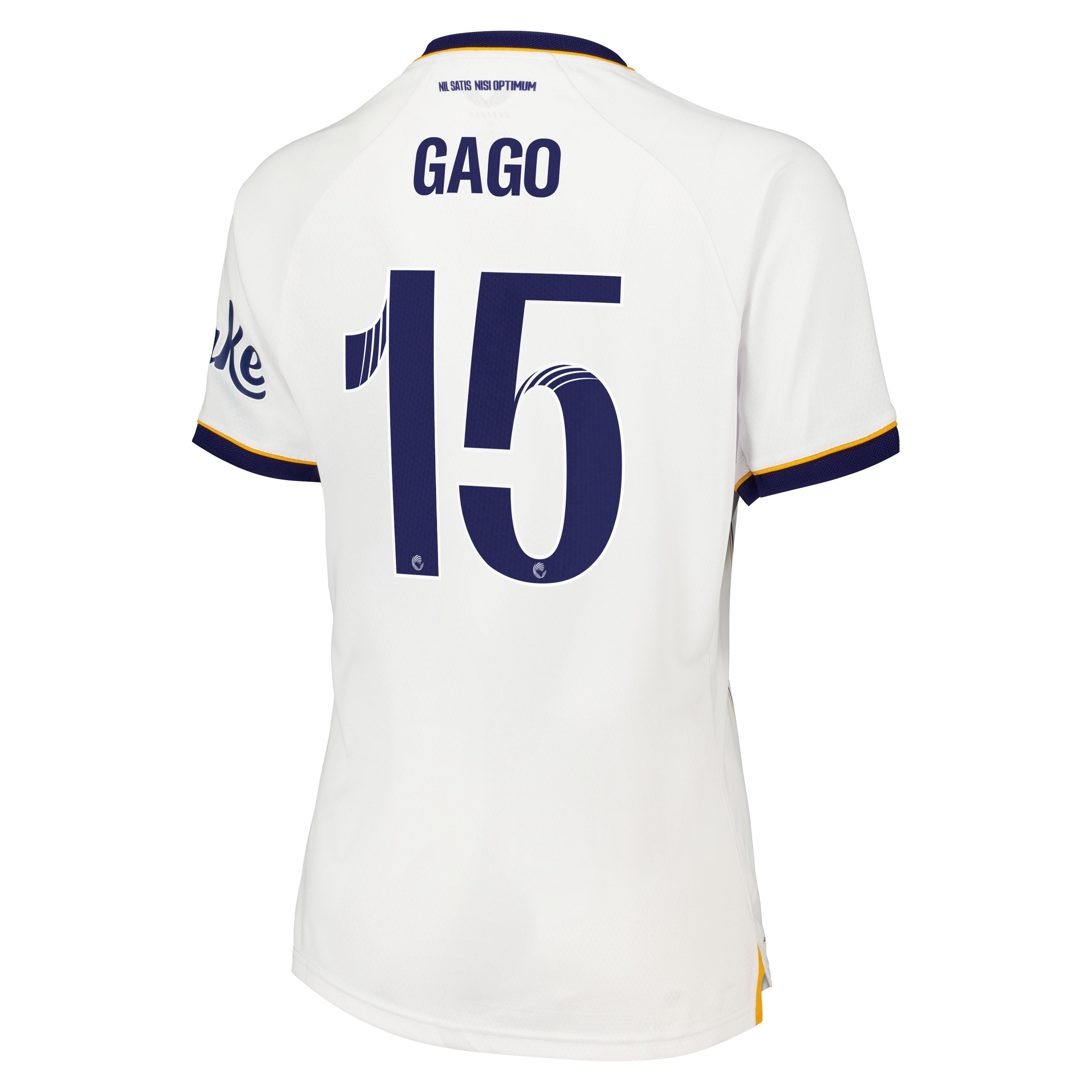 Everton WSL Castore Away Pro Shirt 2026-27 - Womens with Gago 15 printing, , rebel_hi-res