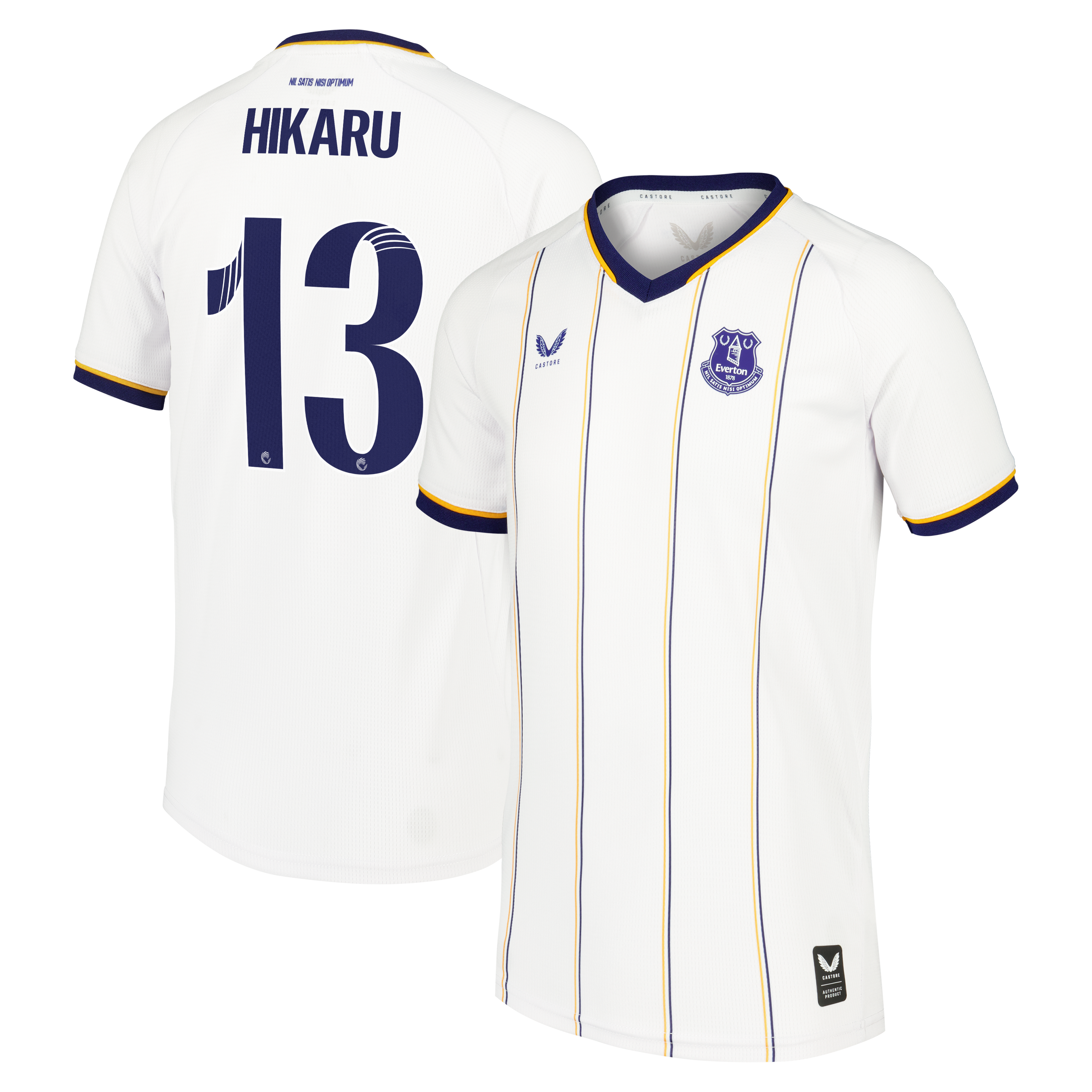 Everton WSL Castore Away Replica Shirt 2026-27 - Kids with Hikaru 13 printing