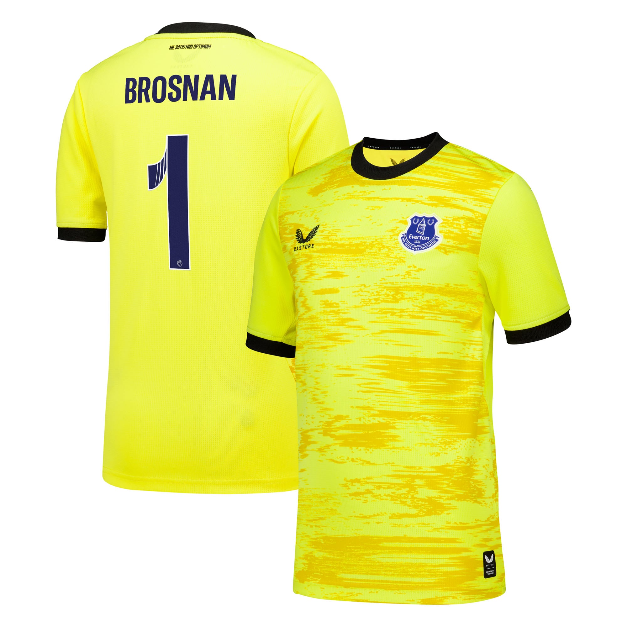Everton WSL Castore Away Goalkeeper Shirt 2026-27 - Kids with Brosnan 1 printing