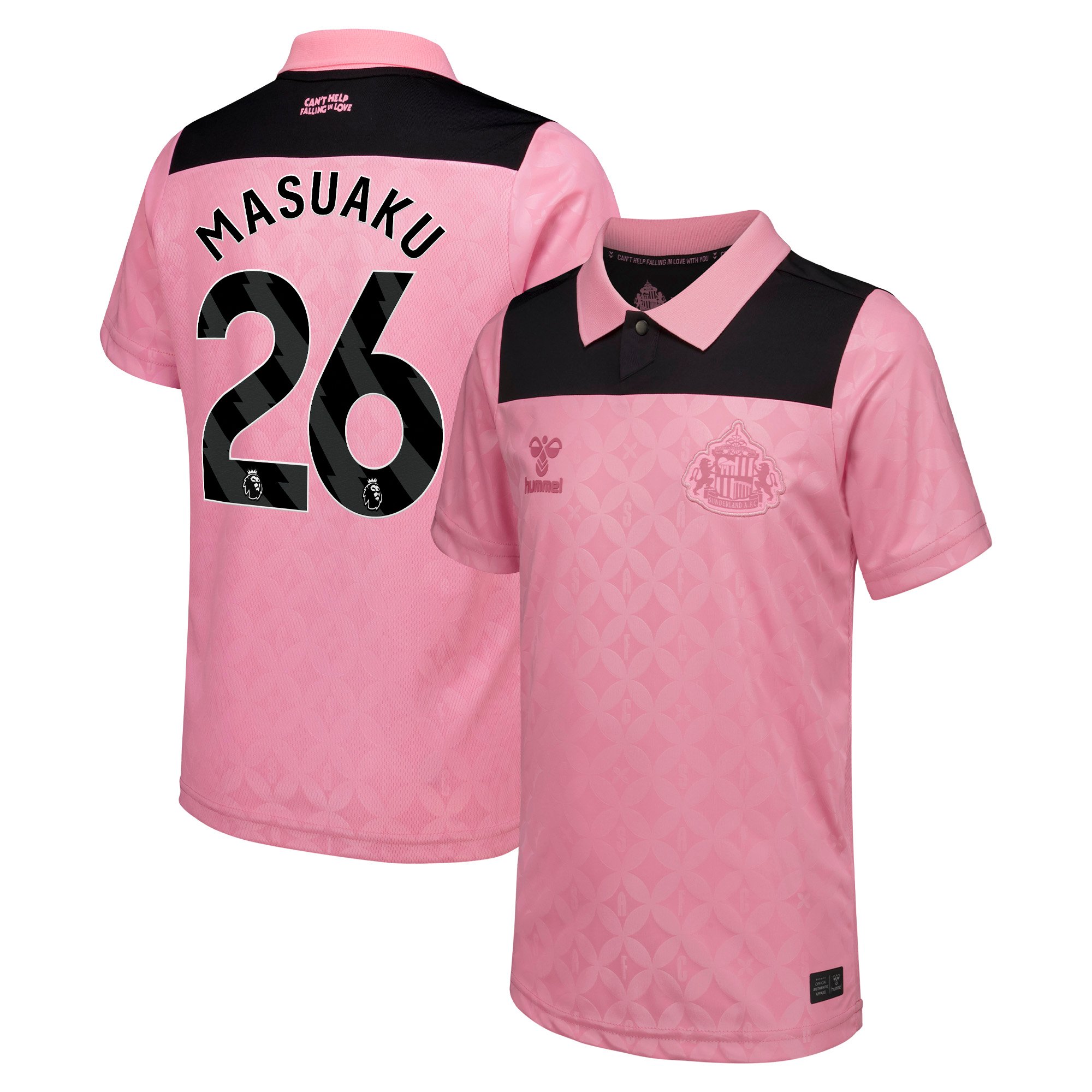Sunderland x Elvis Hummel Away Shirt 2026-27 - Kids with Masuaku 26 printing