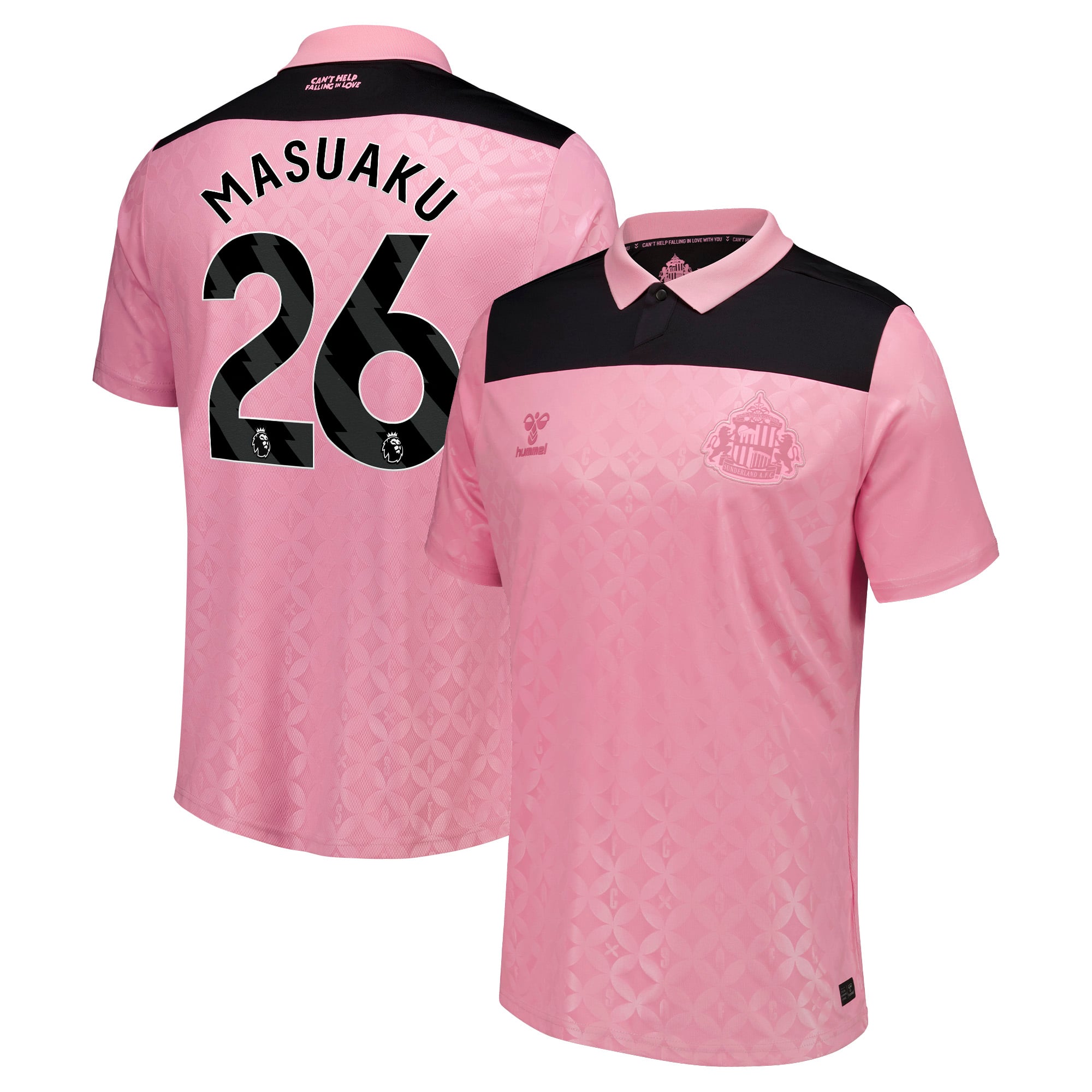 Sunderland x Elvis Hummel Away Shirt 2026-27 with Masuaku 26 printing