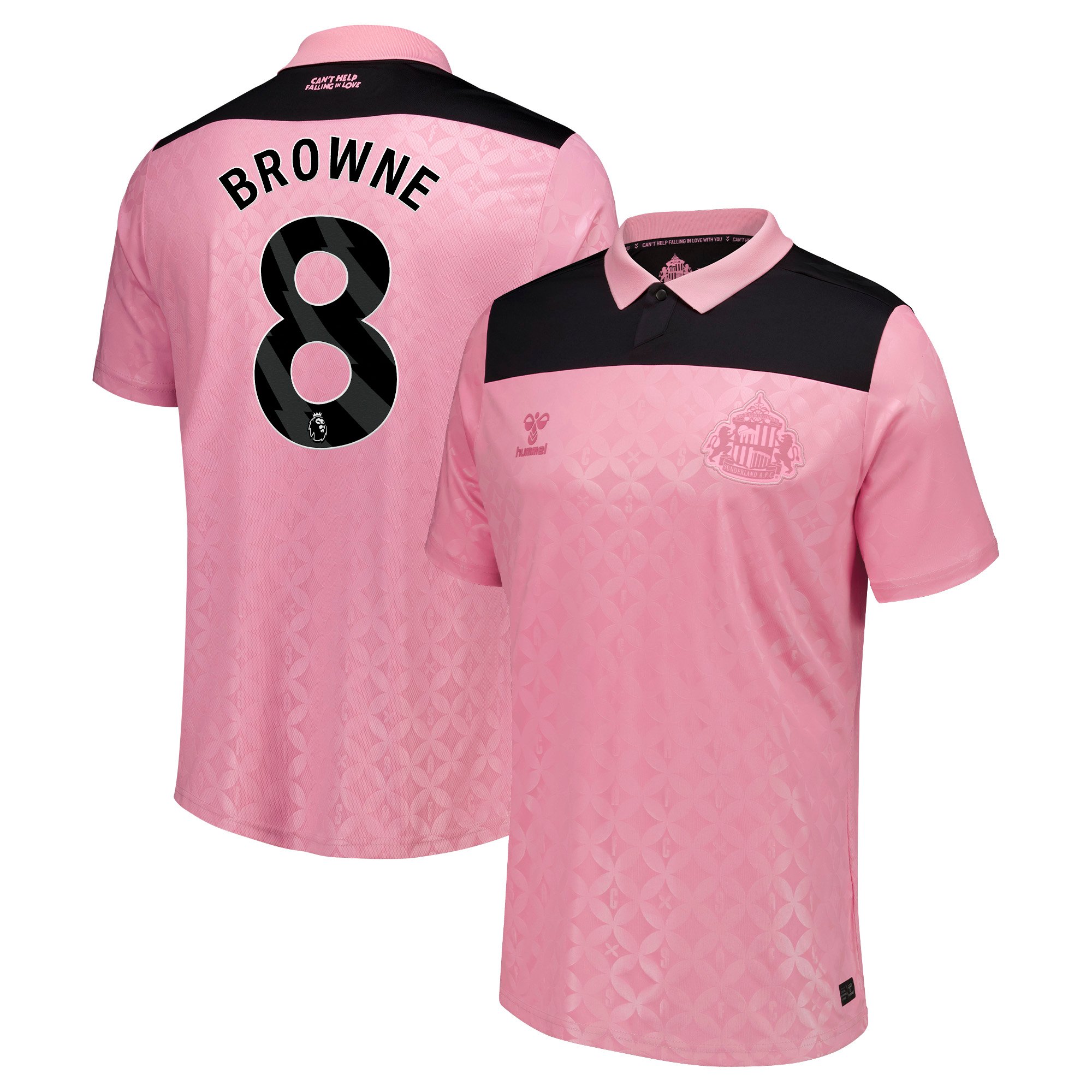 Sunderland x Elvis Hummel Away Shirt 2026-27 with Browne 8 printing