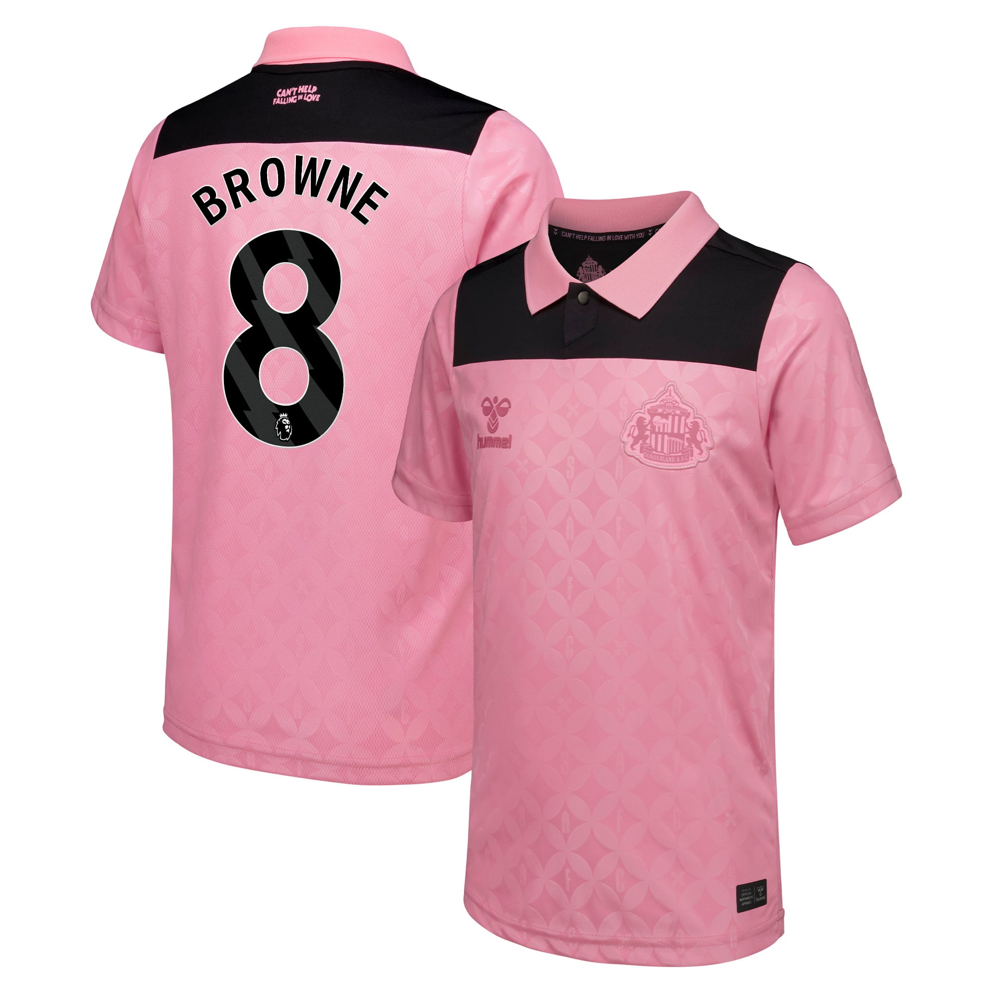 Sunderland x Elvis Hummel Away Shirt 2026-27 - Kids with Browne 8 printing