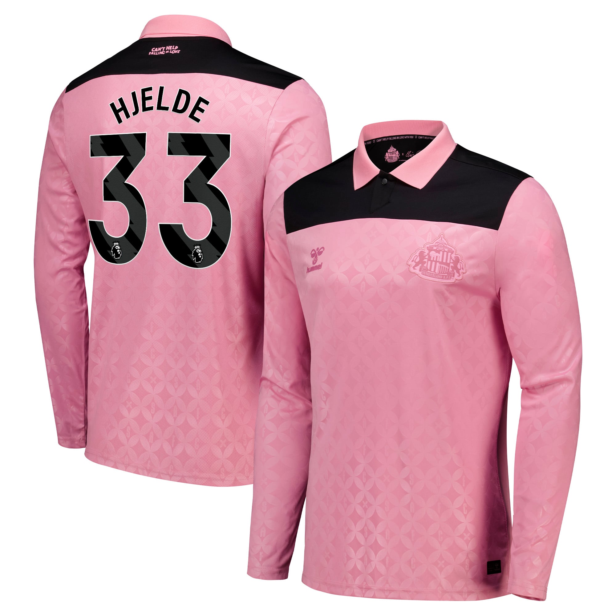 Sunderland x Elvis Hummel Away Shirt 2026-27 - Long Sleeve with Hjelde 33 printing, , rebel_hi-res
