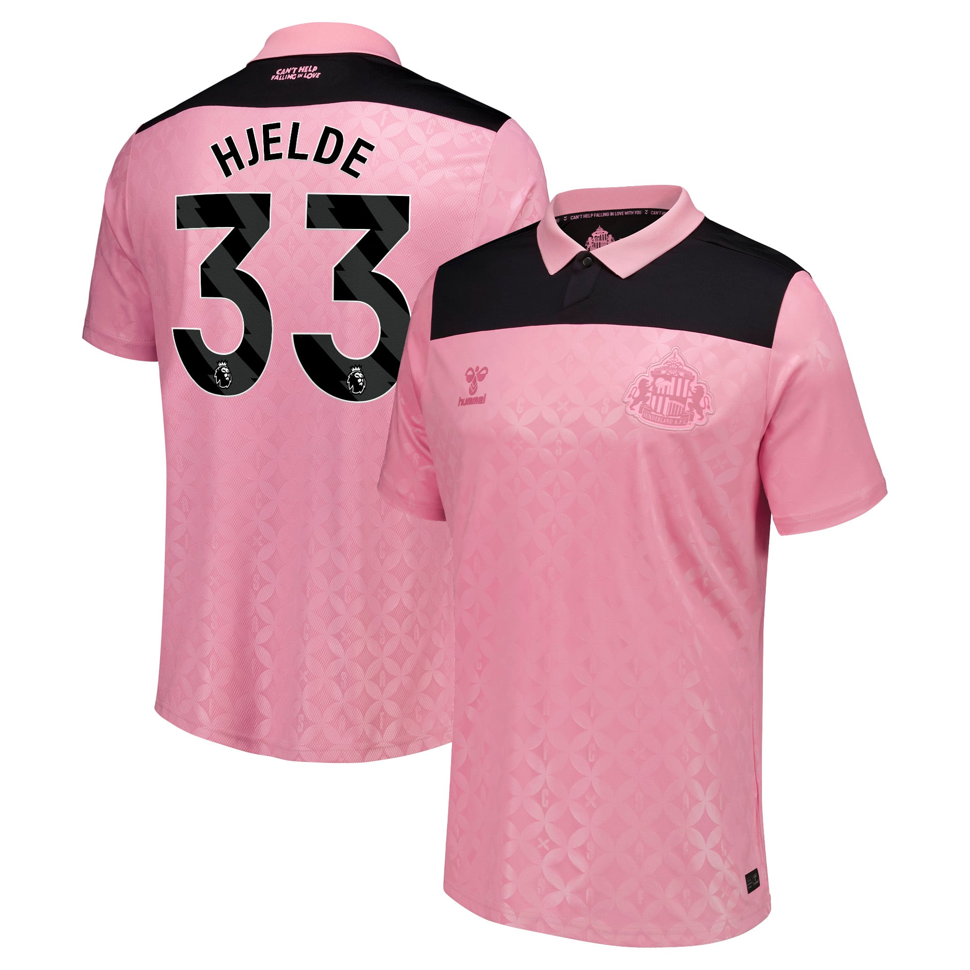 Sunderland x Elvis Hummel Away Shirt 2026-27 with Hjelde 33 printing, , rebel_hi-res