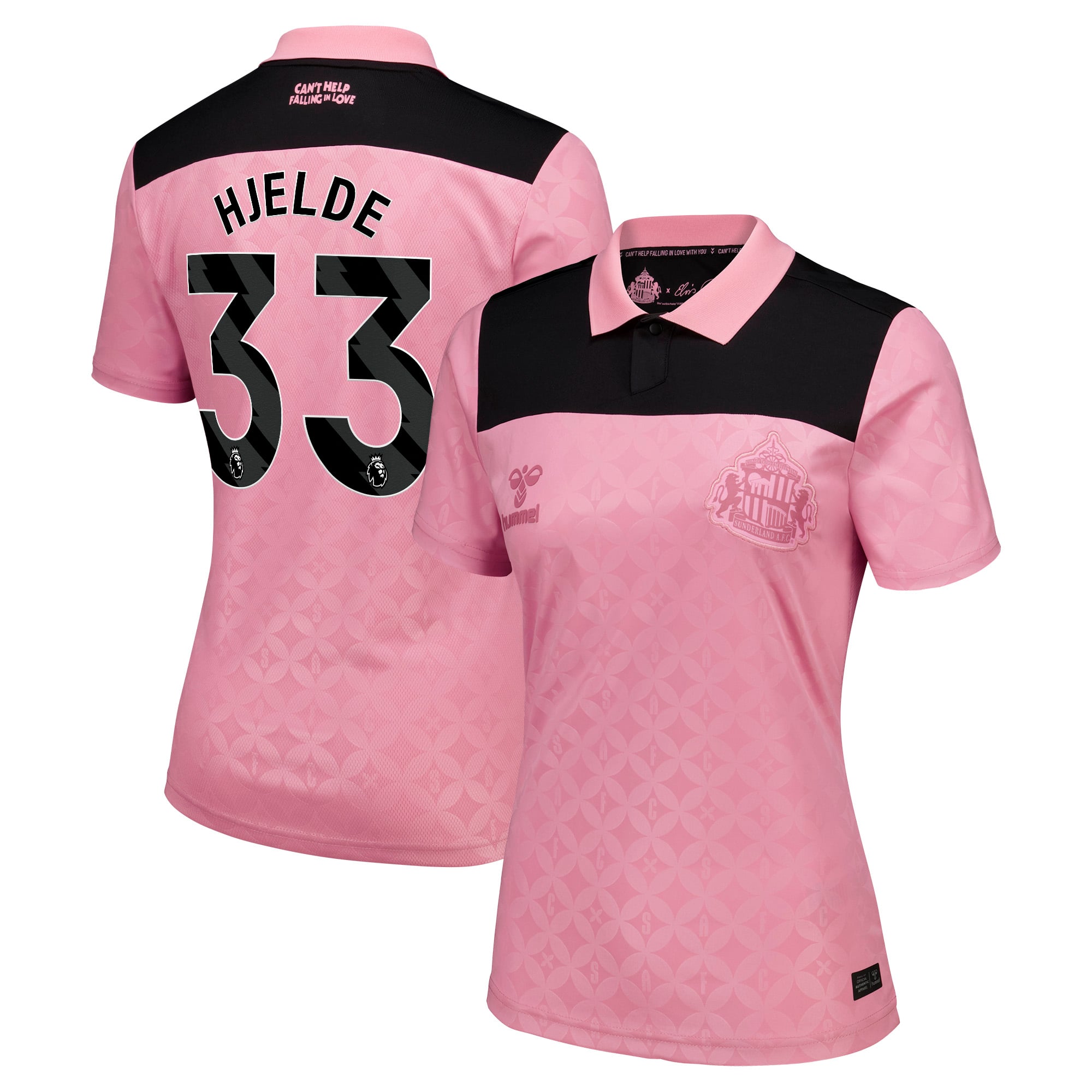 Sunderland x Elvis Hummel Away Shirt 2026-27 - Womens with Hjelde 33 printing, , rebel_hi-res