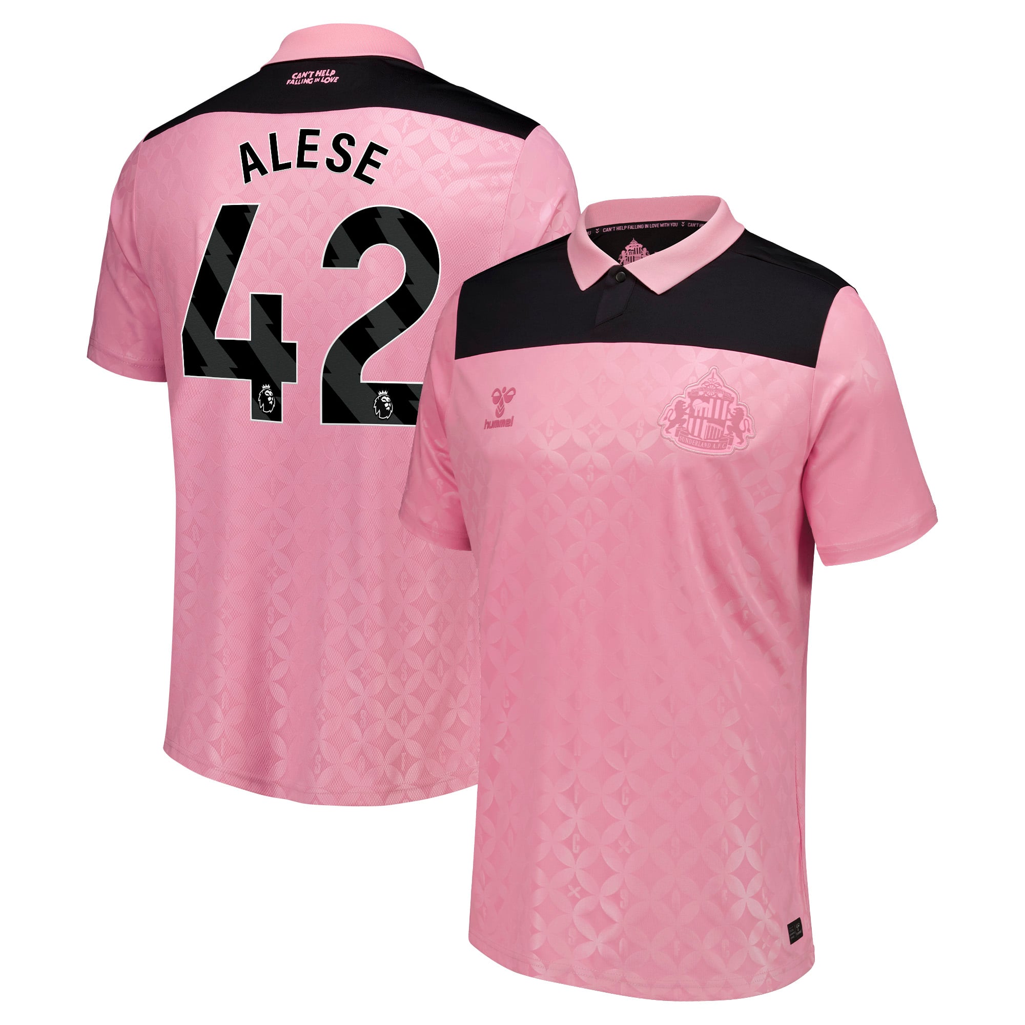 Sunderland x Elvis Hummel Away Shirt 2026-27 with Alese 42 printing