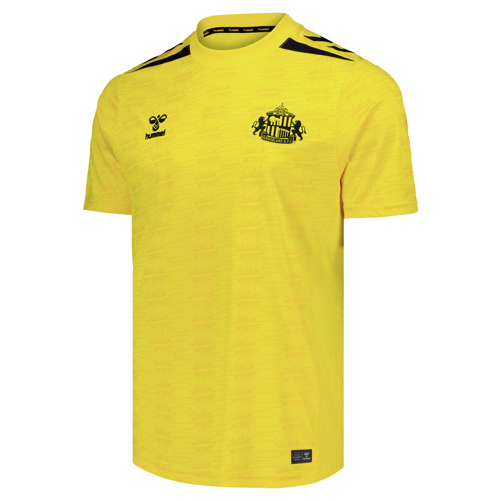 Sunderland Hummel Goalkeeper Shirt 2026-27 with Patterson 1 printing, , rebel_hi-res