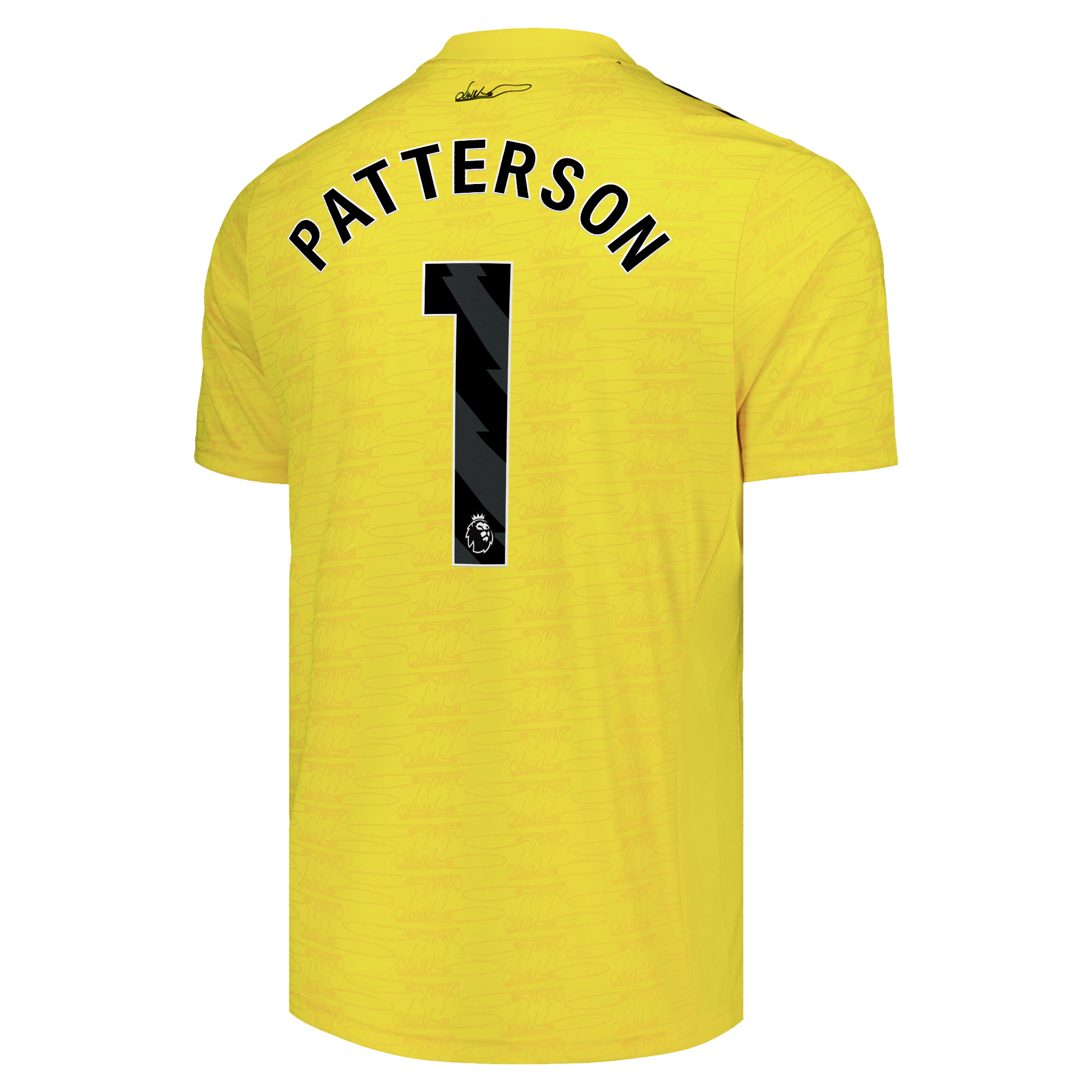 Sunderland Hummel Goalkeeper Shirt 2026-27 with Patterson 1 printing, , rebel_hi-res