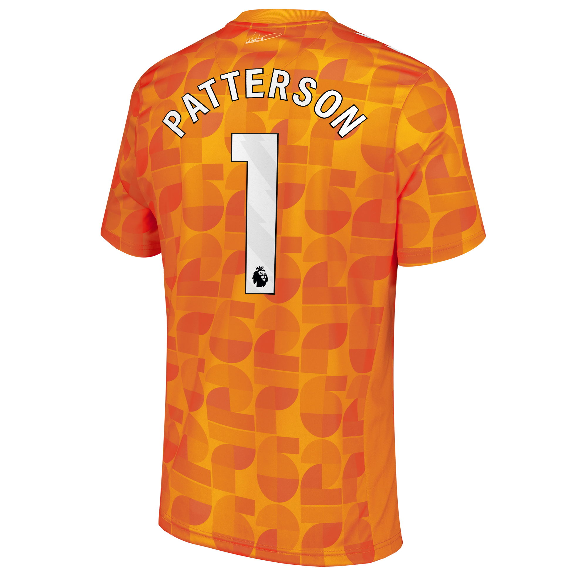 Sunderland Hummel Goalkeeper Shirt 2026-27 with Patterson 1 printing, , rebel_hi-res