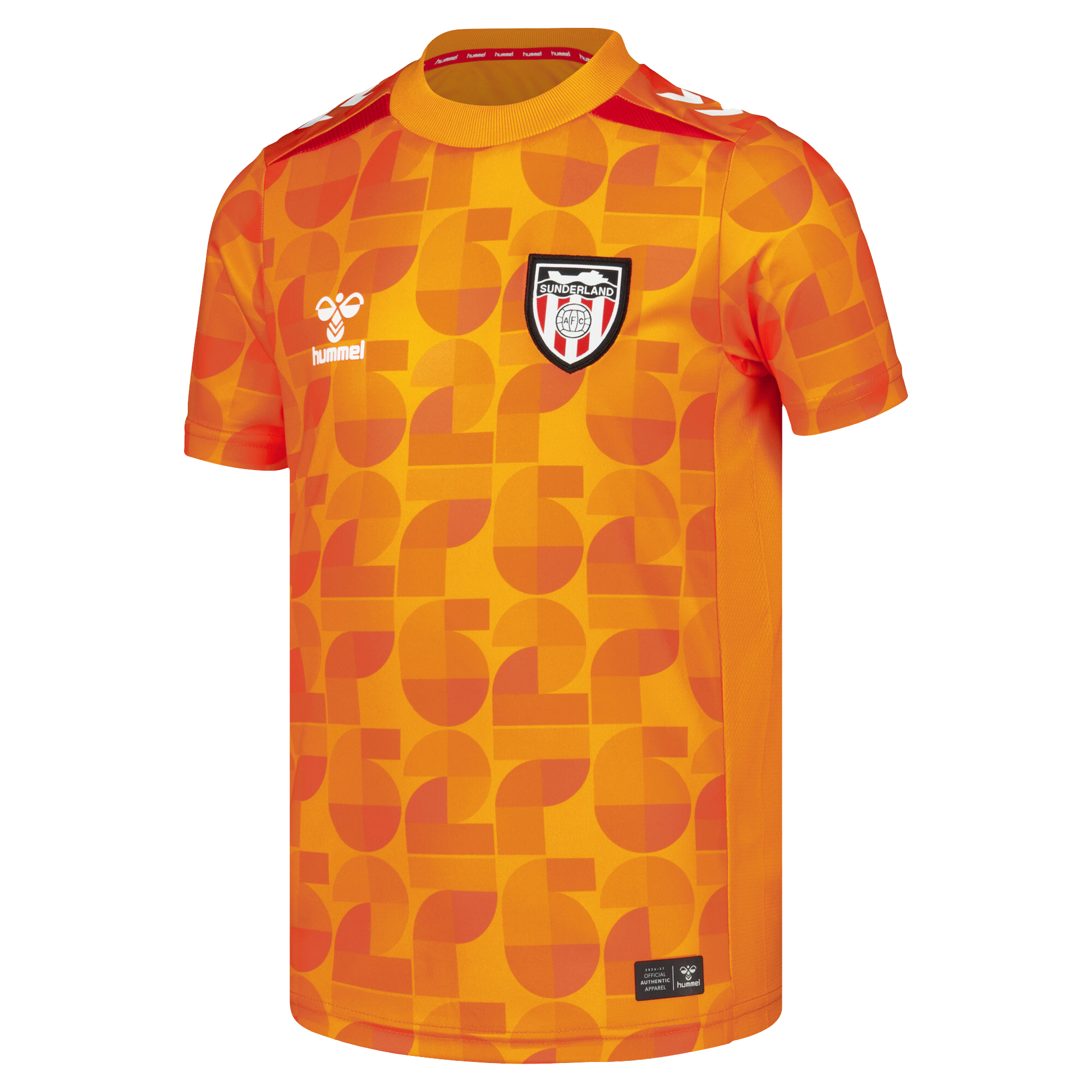Sunderland Hummel Goalkeeper Shirt 2026-27 - Kids with Patterson 1 printing, , rebel_hi-res