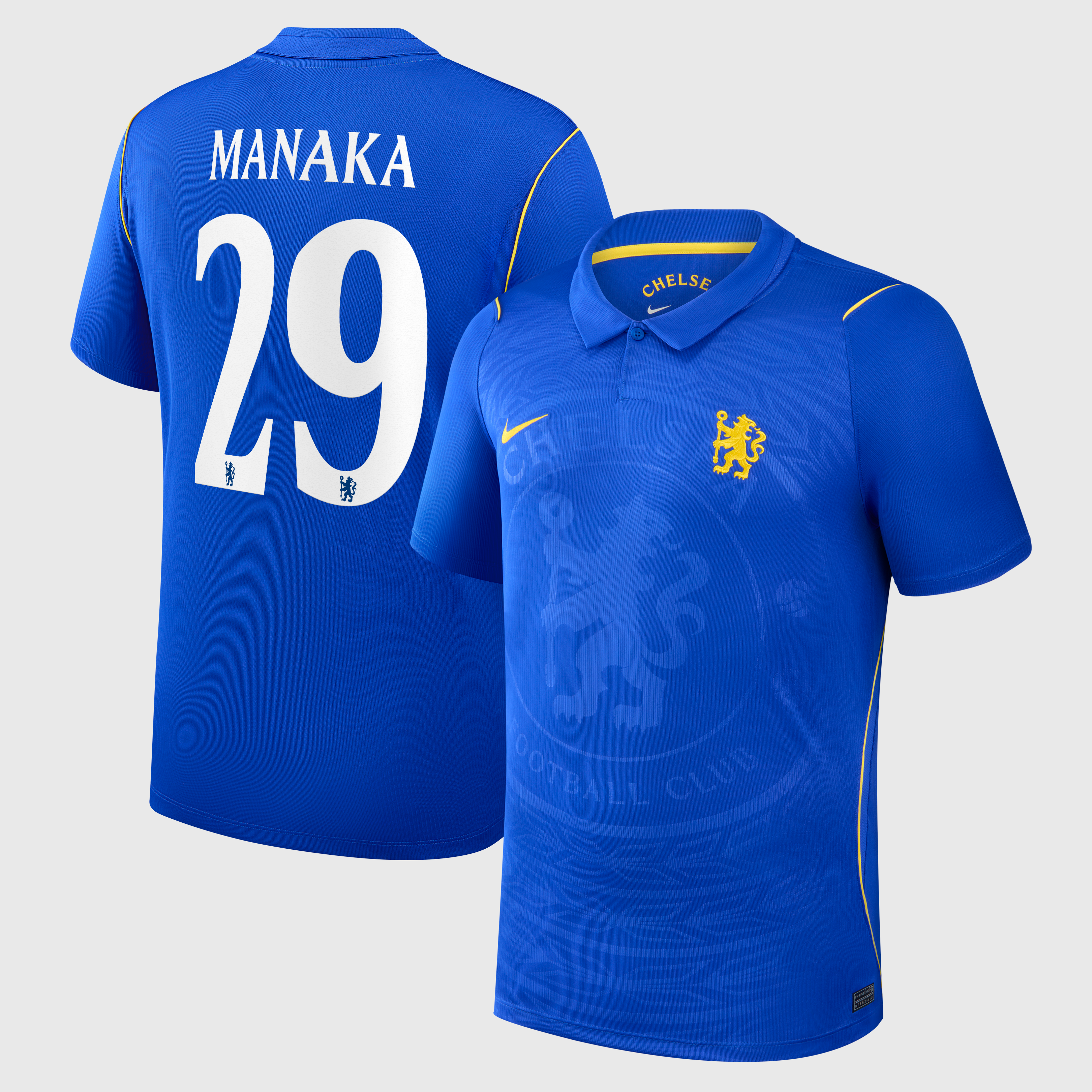 Chelsea Cup Nike Home Stadium Shirt 2026-27 with Manaka 29 printing
