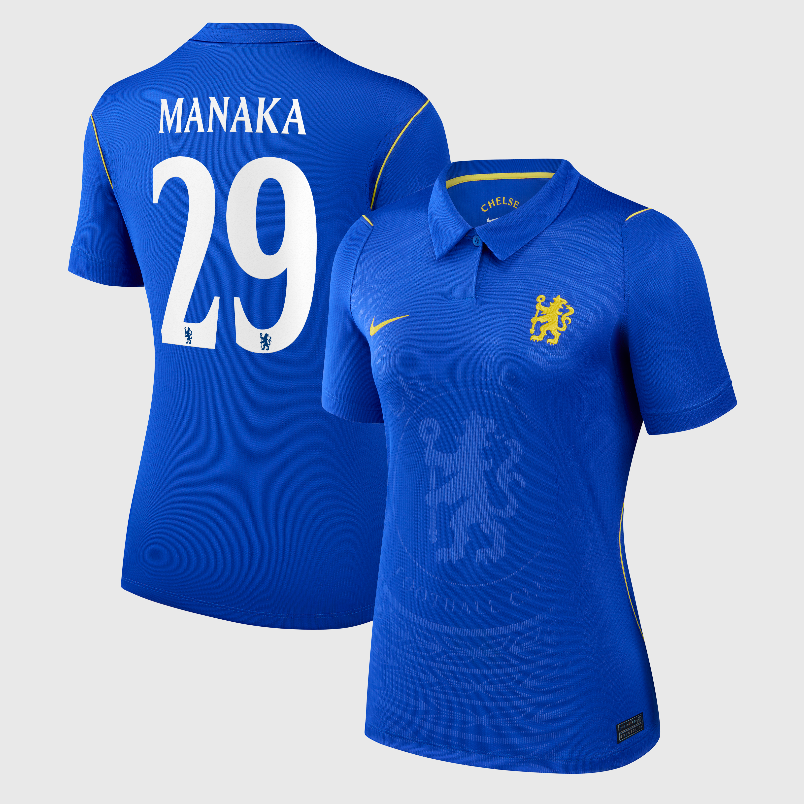 Chelsea Cup Nike Home Stadium Shirt 2026-27 - Womens with Manaka 29 printing
