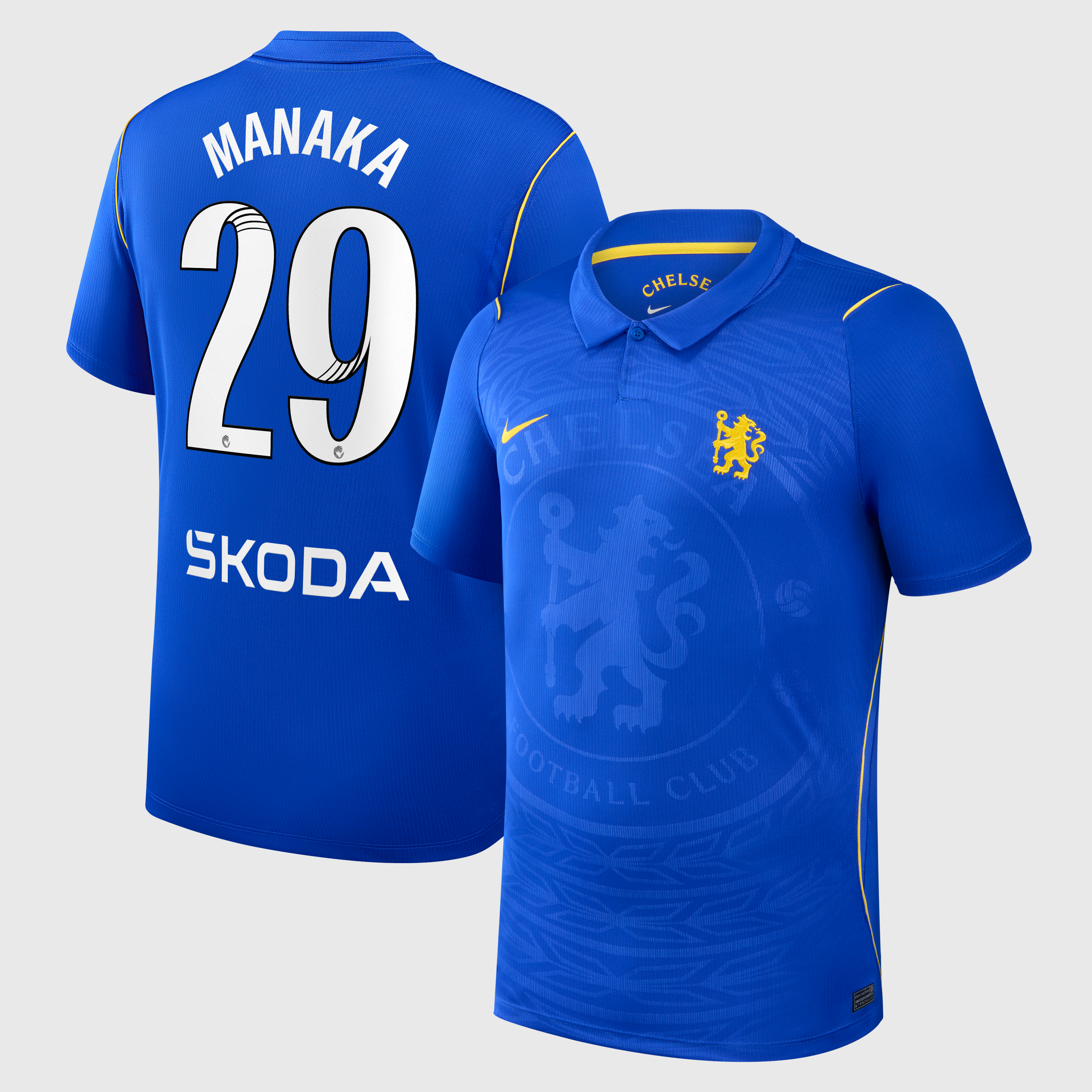 Chelsea WSL Nike Home Stadium Shirt 2026-27 with Manaka 29 printing, , rebel_hi-res