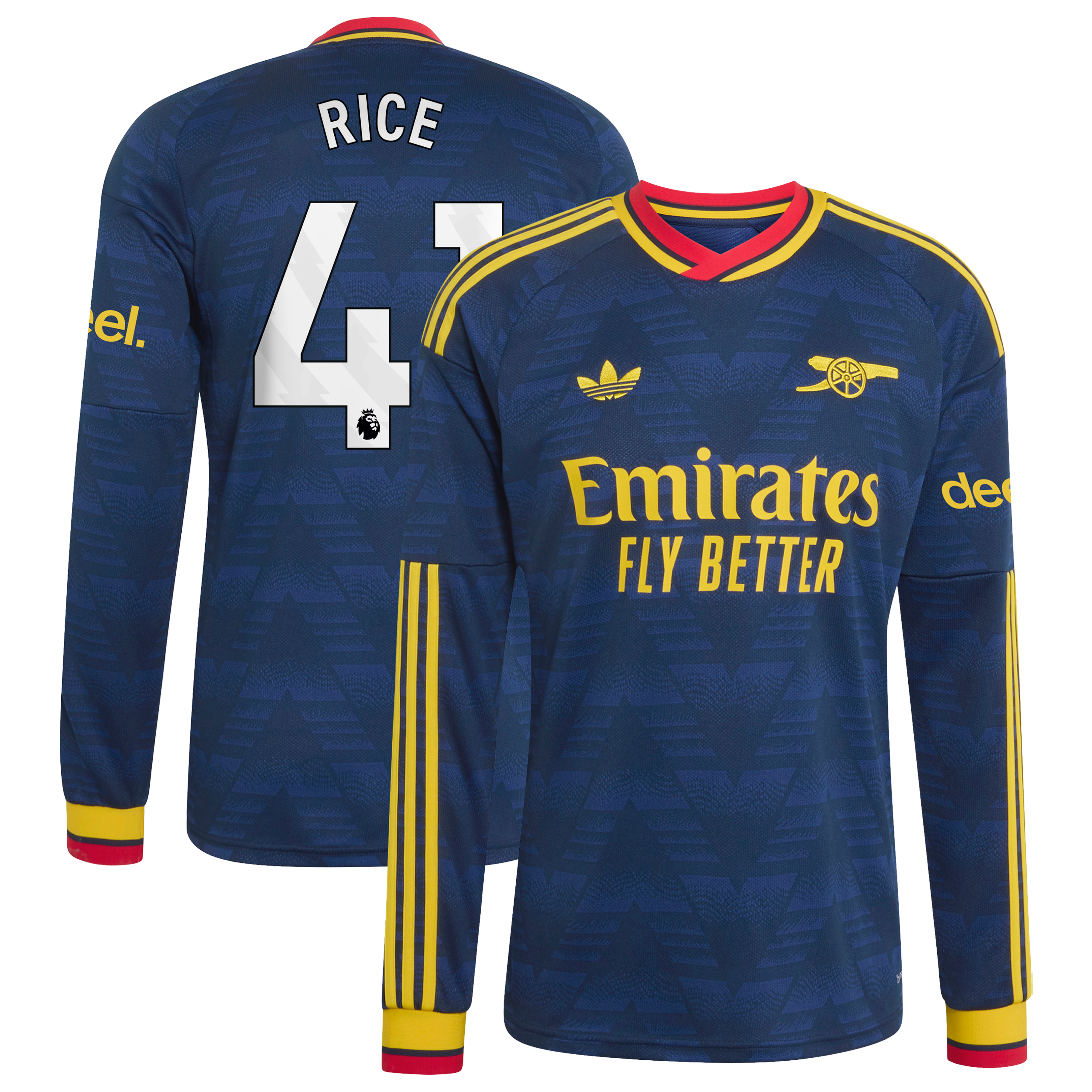 Arsenal adidas Away Shirt 2026-27 - Long Sleeve with Rice 41 printing
