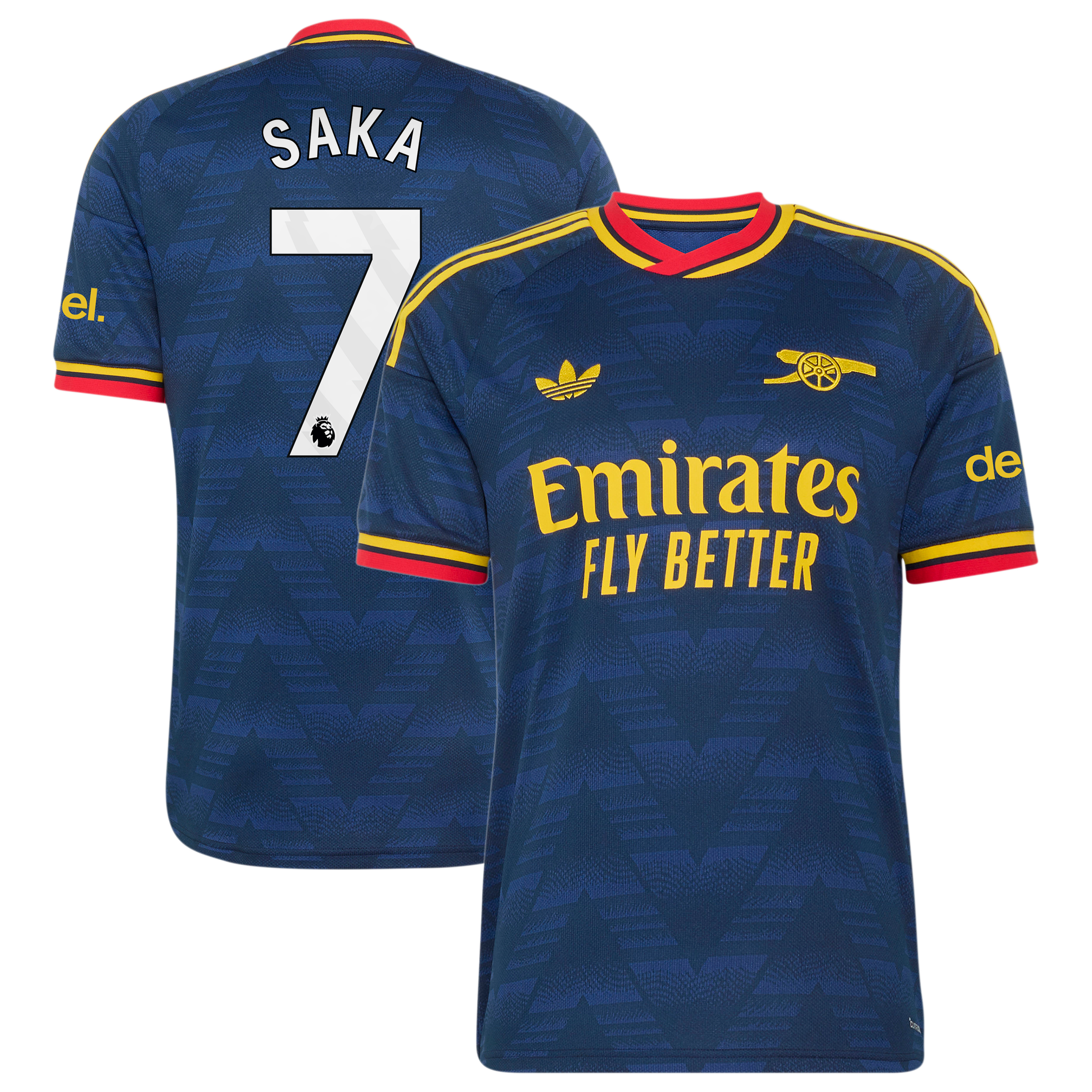 Arsenal adidas Away Shirt 2026-27 with Saka 7 printing