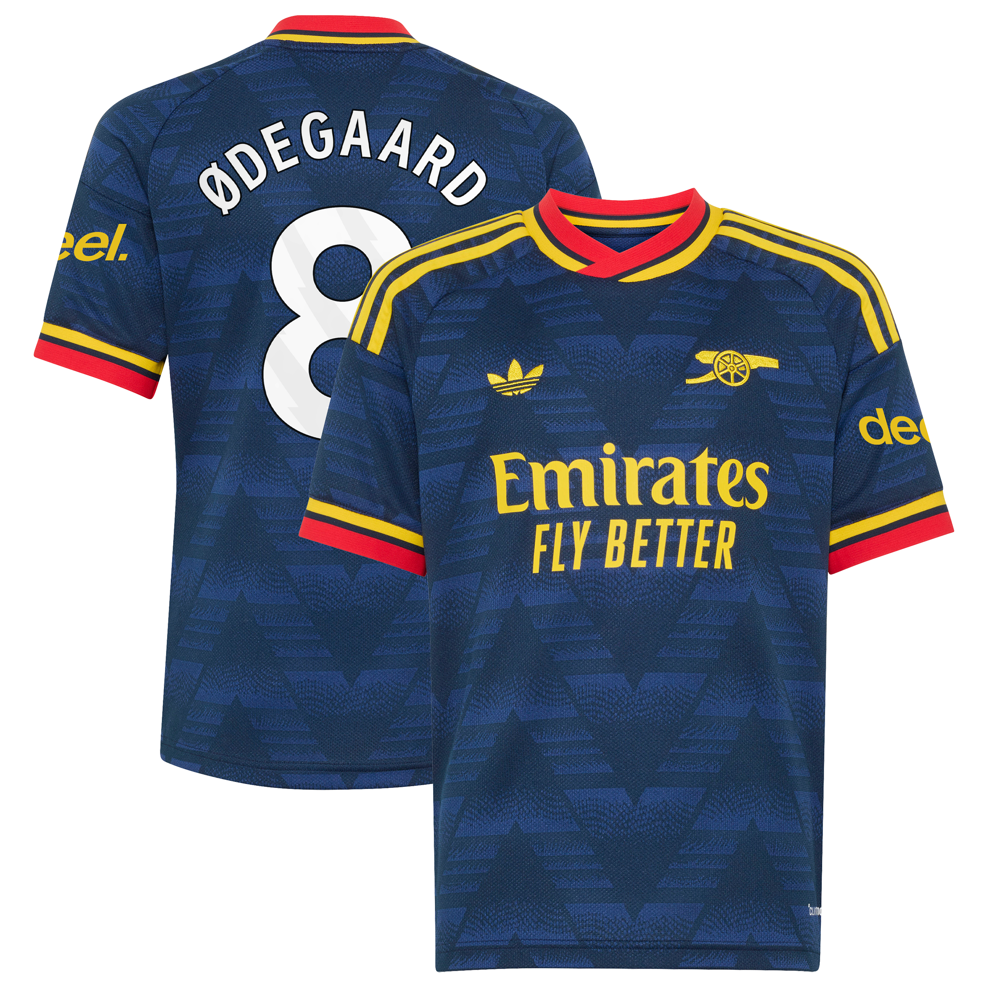 Arsenal adidas Away Shirt 2026-27 - Kids with Ødegaard 8 printing
