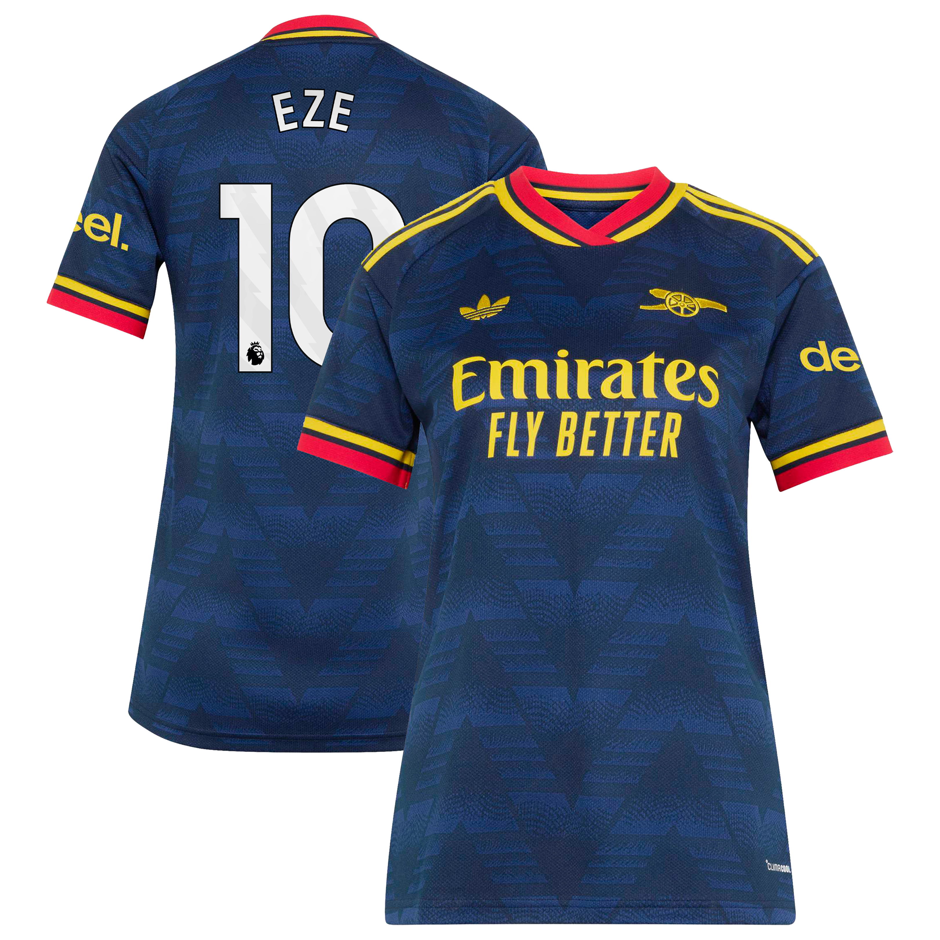Arsenal adidas Away Shirt 2026-27 - Womens with Eze 10 printing