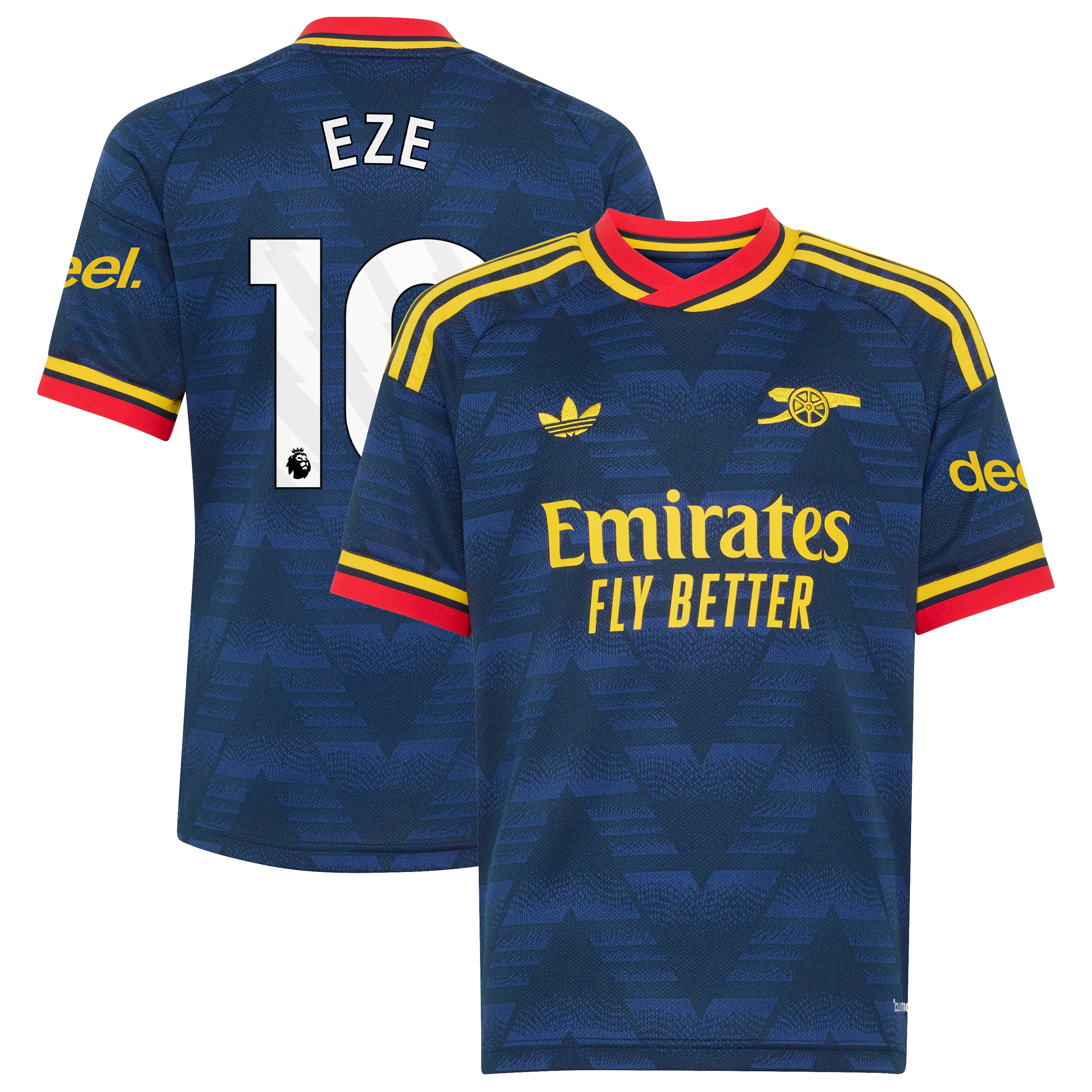 Arsenal adidas Away Shirt 2026-27 - Kids with Eze 10 printing