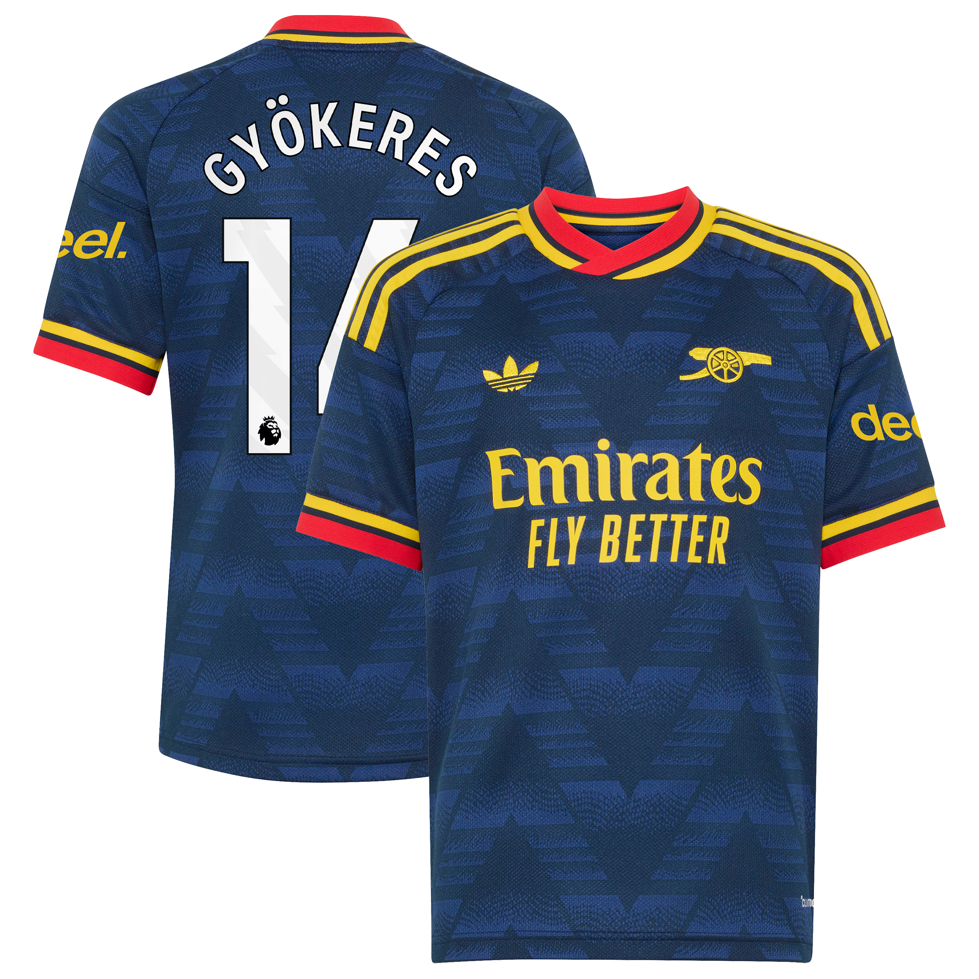 Arsenal adidas Away Shirt 2026-27 - Kids with Gyökeres 14 printing
