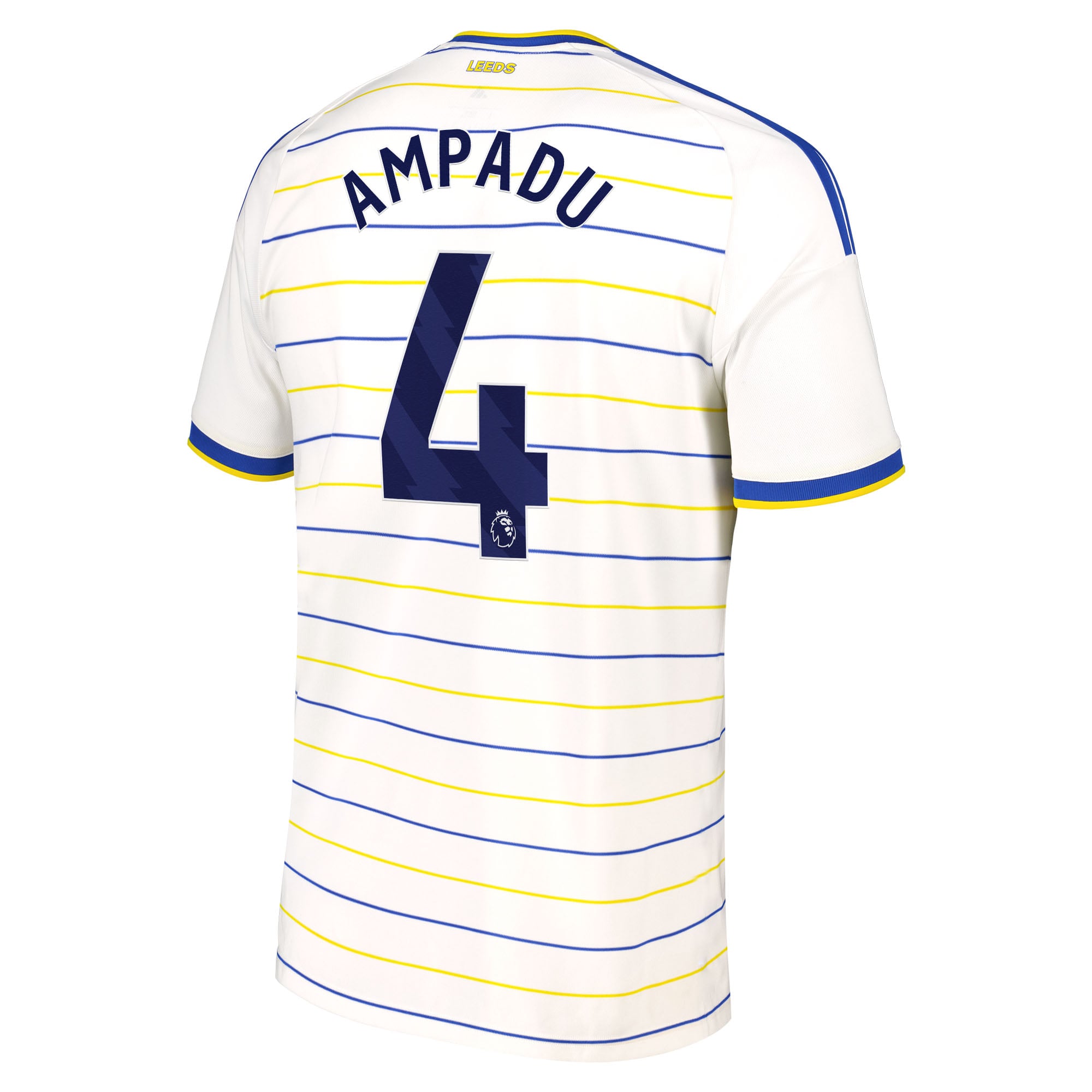Leeds United adidas Home Shirt 2026-27 with Ampadu 4 printing, , rebel_hi-res