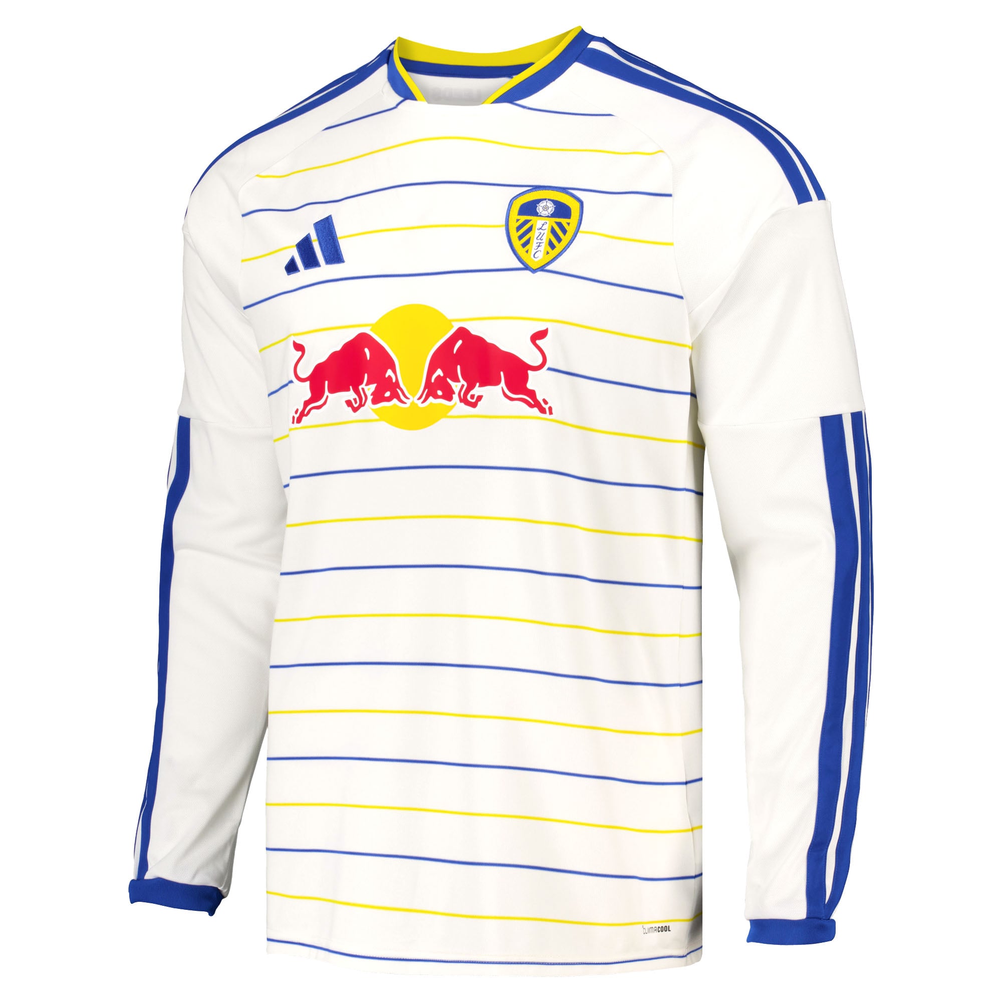 Leeds United adidas Home Shirt 2026-27 - Long Sleeve with Okafor 19 printing, , rebel_hi-res