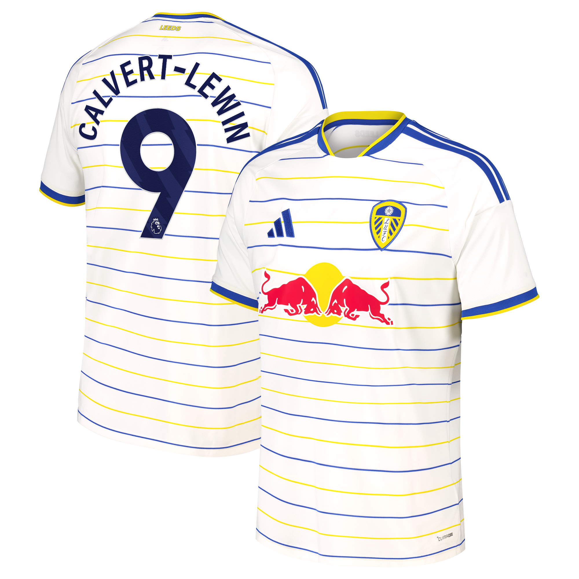 Leeds United adidas Home Shirt 2026-27 with Calvert-Lewin 9 printing, , rebel_hi-res