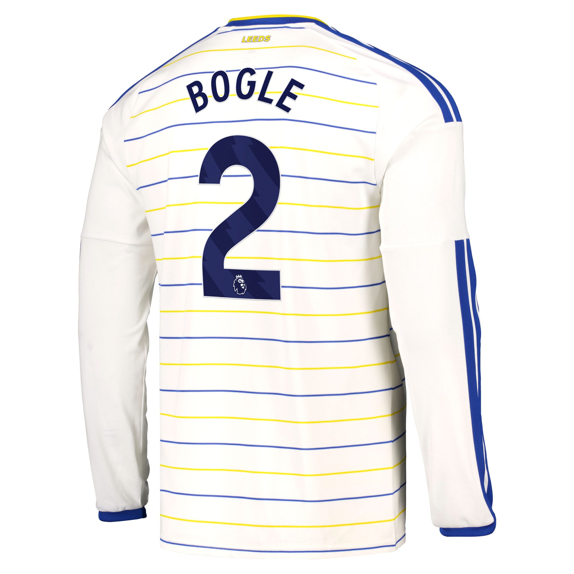 Leeds United adidas Home Shirt 2026-27 - Long Sleeve with Bogle 2 printing, , rebel_hi-res
