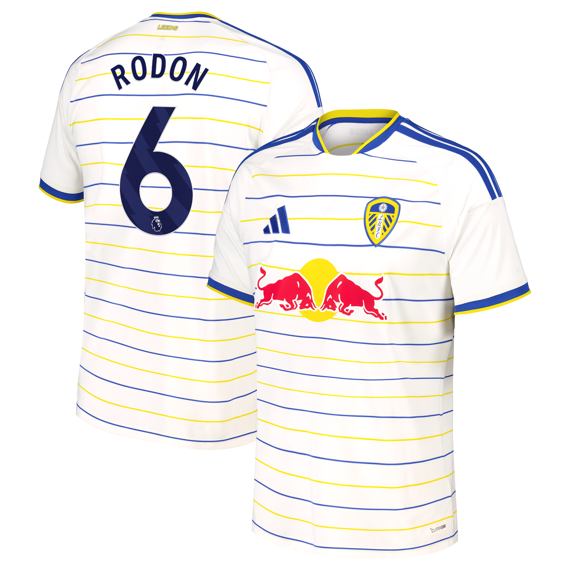 Leeds United adidas Home Shirt 2026-27 with Rodon 6 printing, , rebel_hi-res