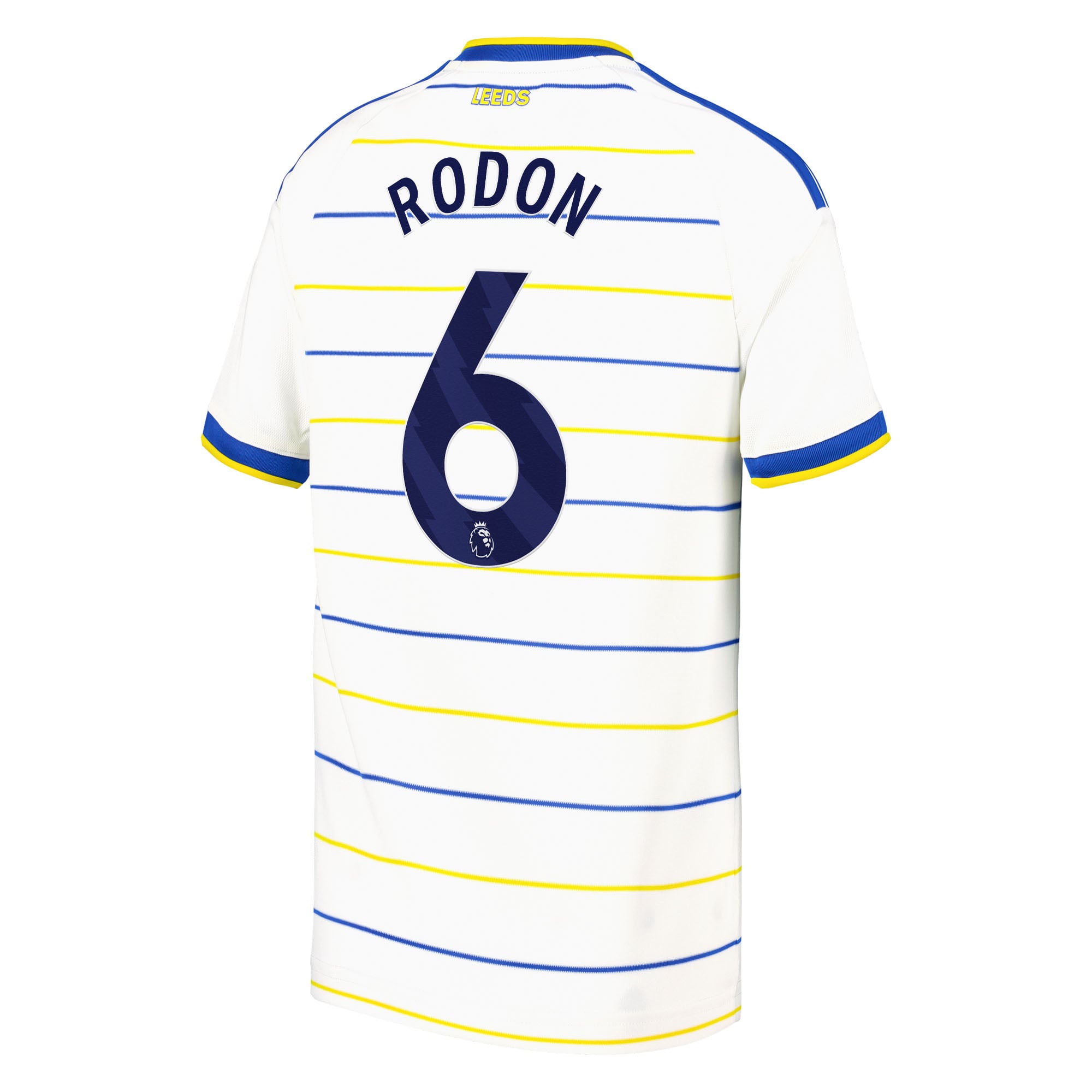Leeds United adidas Home Shirt 2026-27 - Kids with Rodon 6 printing, , rebel_hi-res