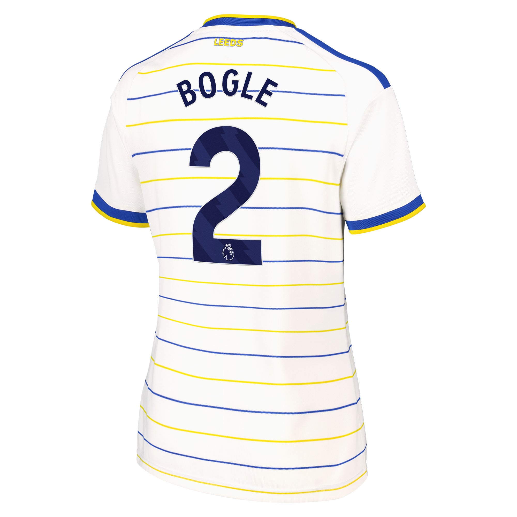 Leeds United adidas Home Shirt 2026-27 - Womens with Bogle 2 printing, , rebel_hi-res