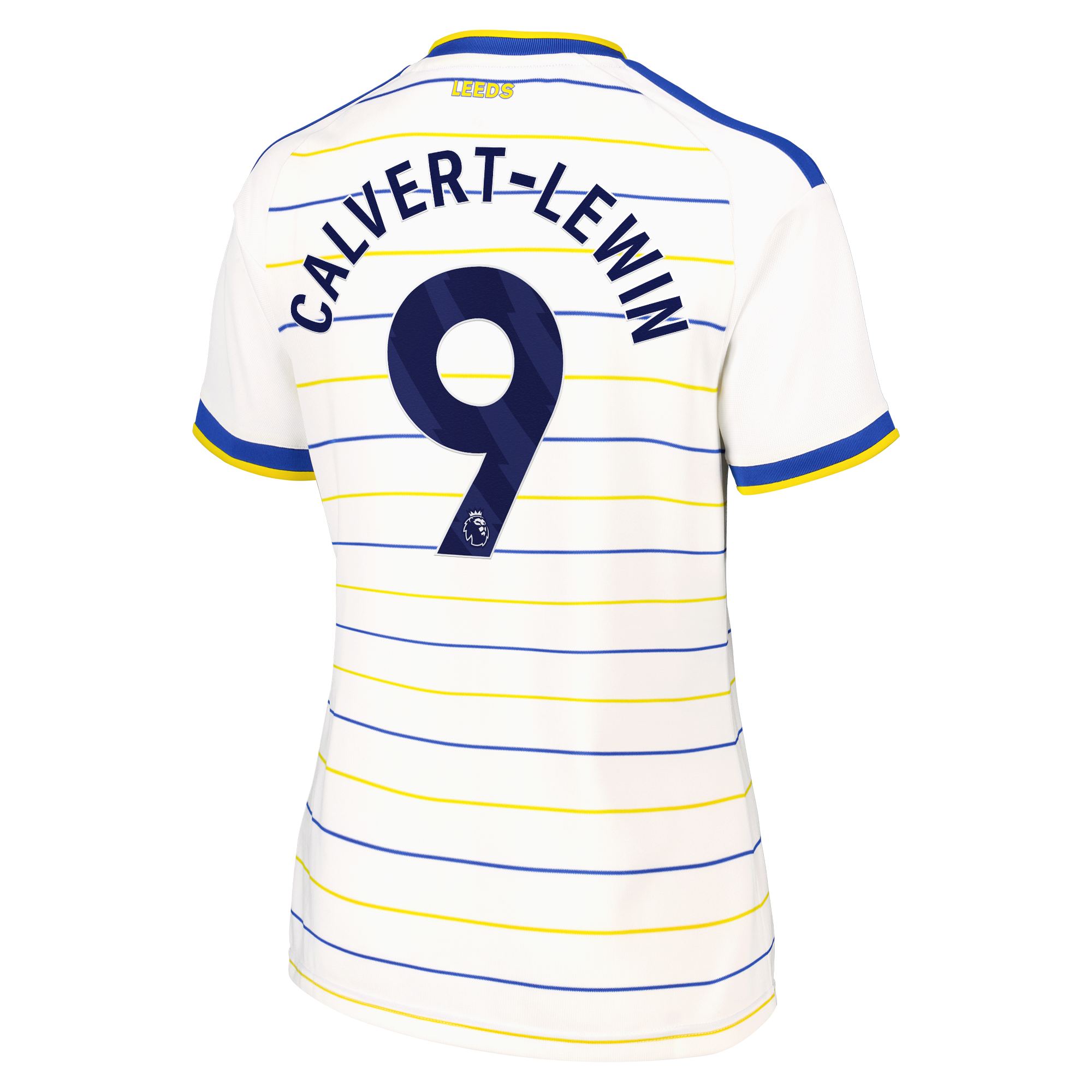 Leeds United adidas Home Shirt 2026-27 - Womens with Calvert-Lewin 9 printing, , rebel_hi-res