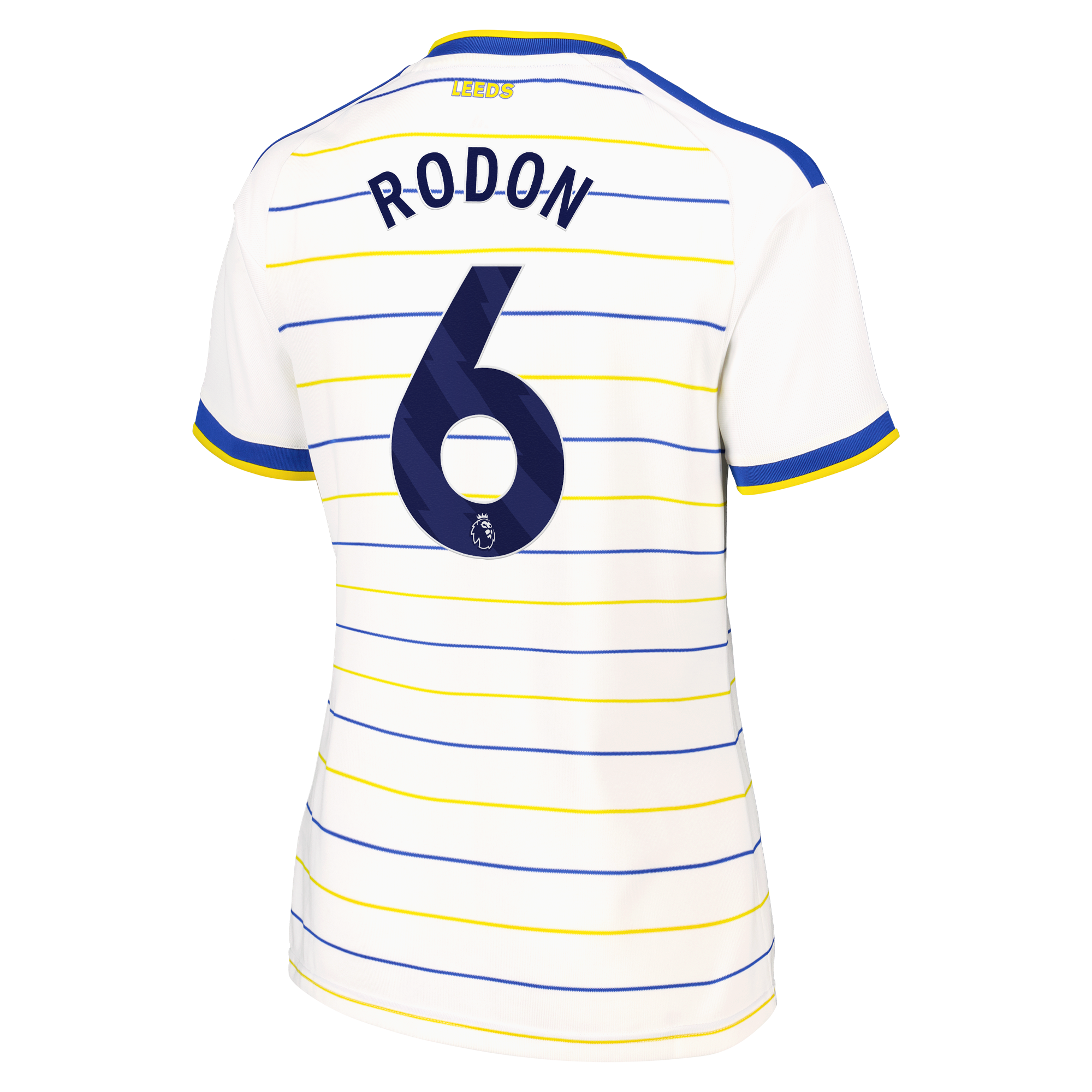 Leeds United adidas Home Shirt 2026-27 - Womens with Rodon 6 printing, , rebel_hi-res