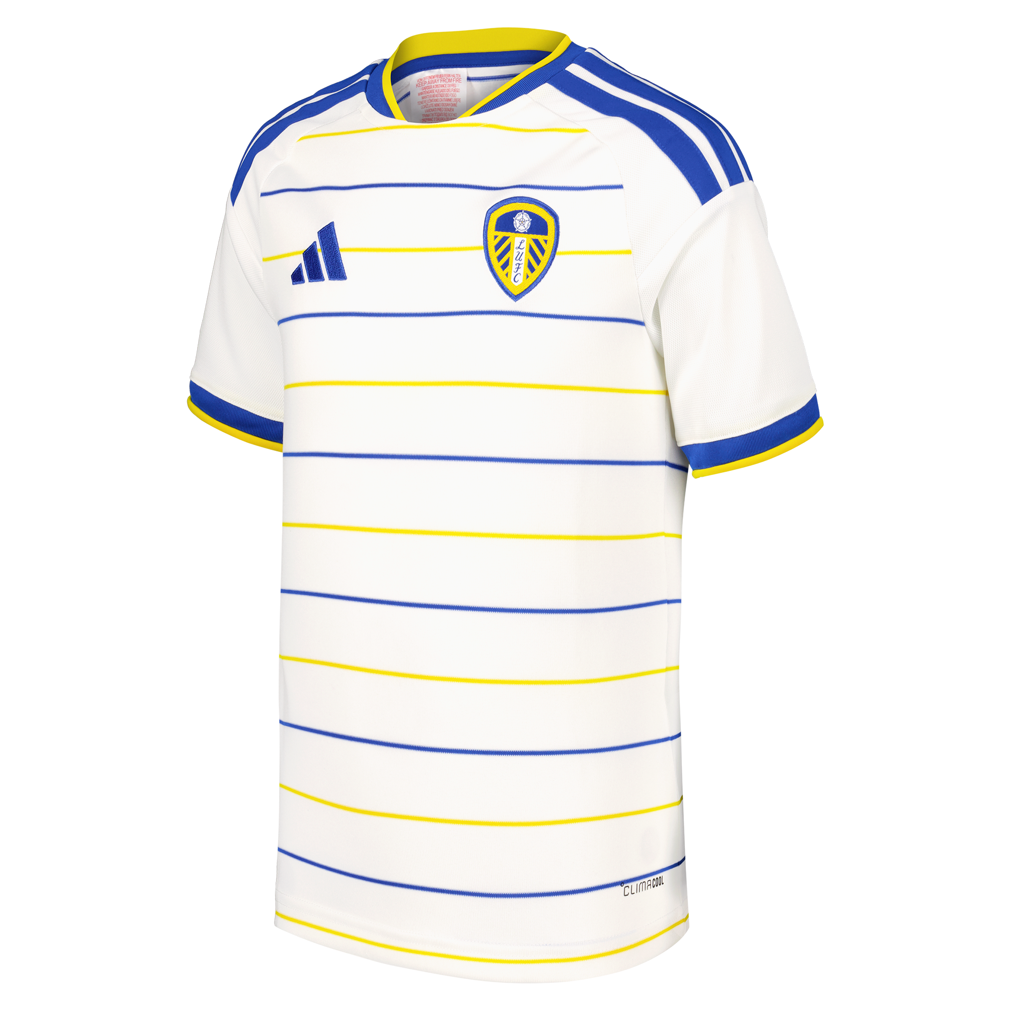 Leeds United adidas Home Shirt 2026-27 - Kids with Bornauw 23 printing, , rebel_hi-res