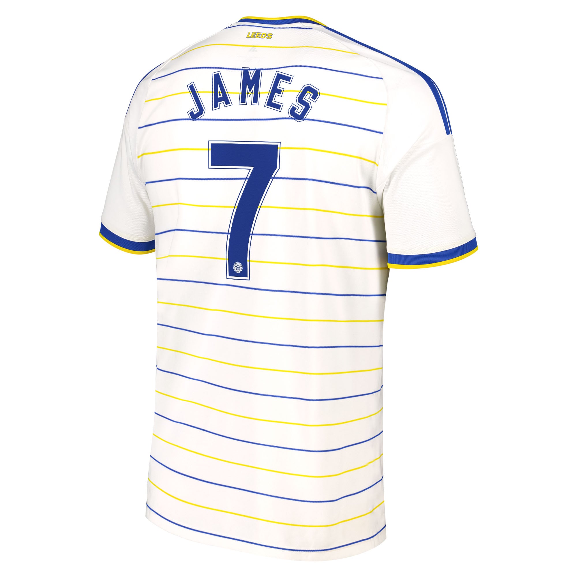 Leeds United adidas Home Shirt 2026-27 with James 7 Cup printing, , rebel_hi-res
