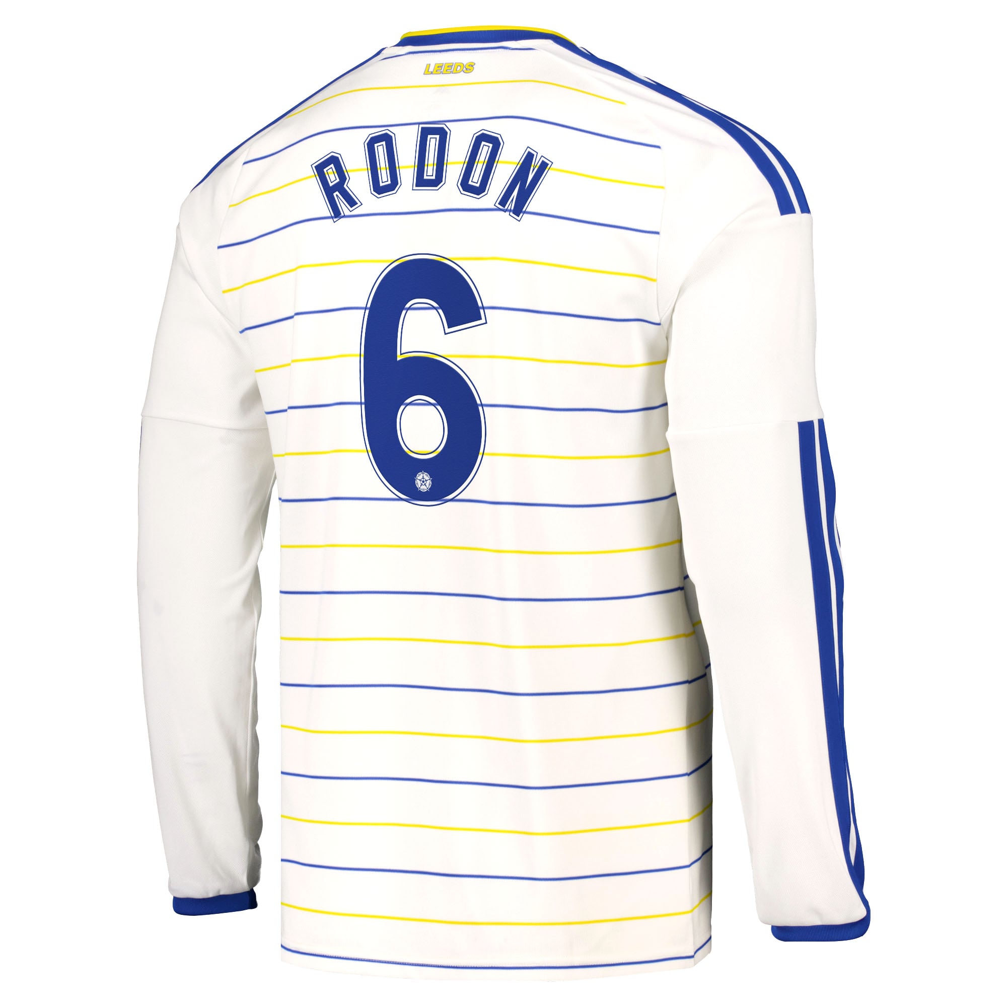Leeds United adidas Home Shirt 2026-27 - Long Sleeve with Rodon 6 Cup printing, , rebel_hi-res