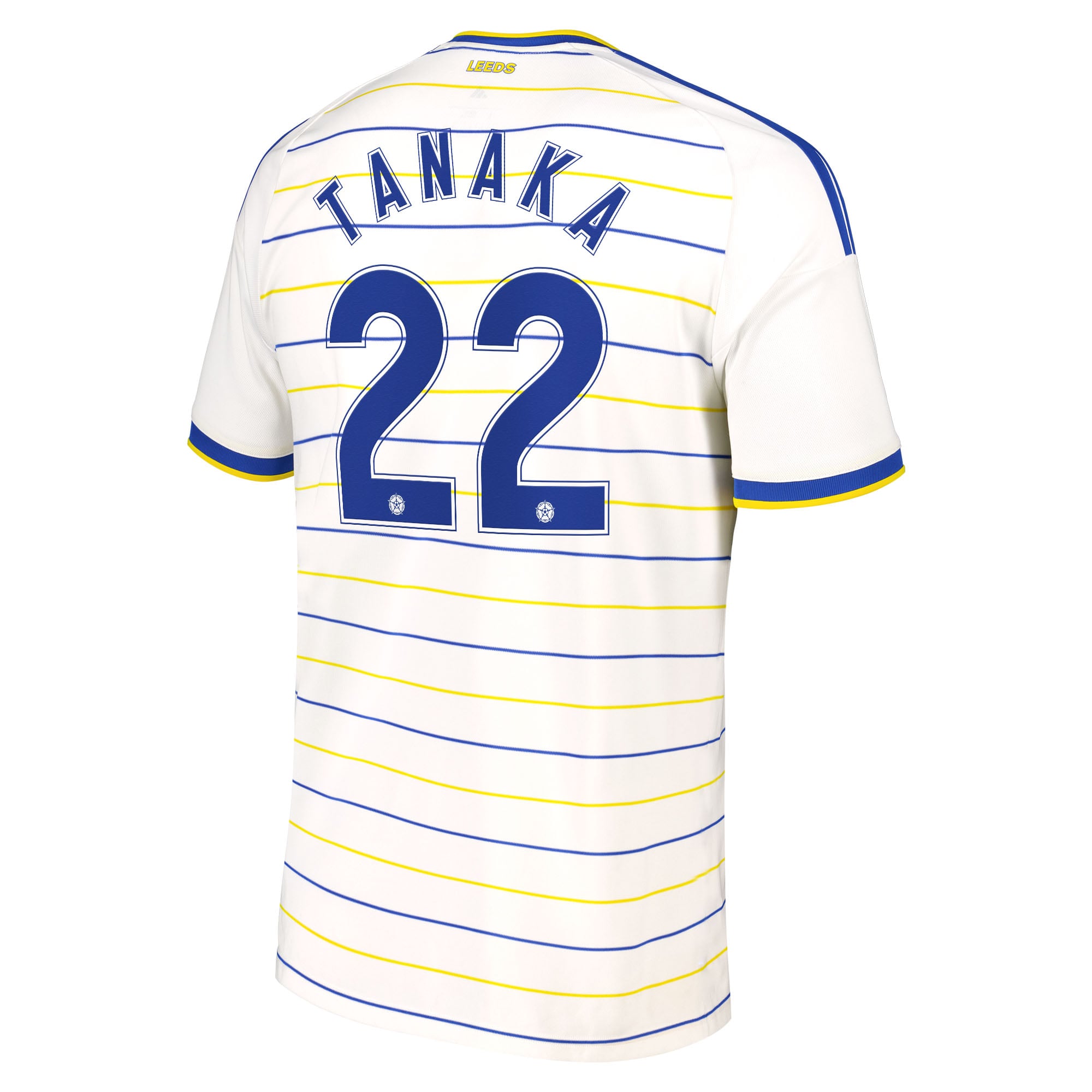Leeds United adidas Home Shirt 2026-27 with Tanaka 22 Cup printing, , rebel_hi-res
