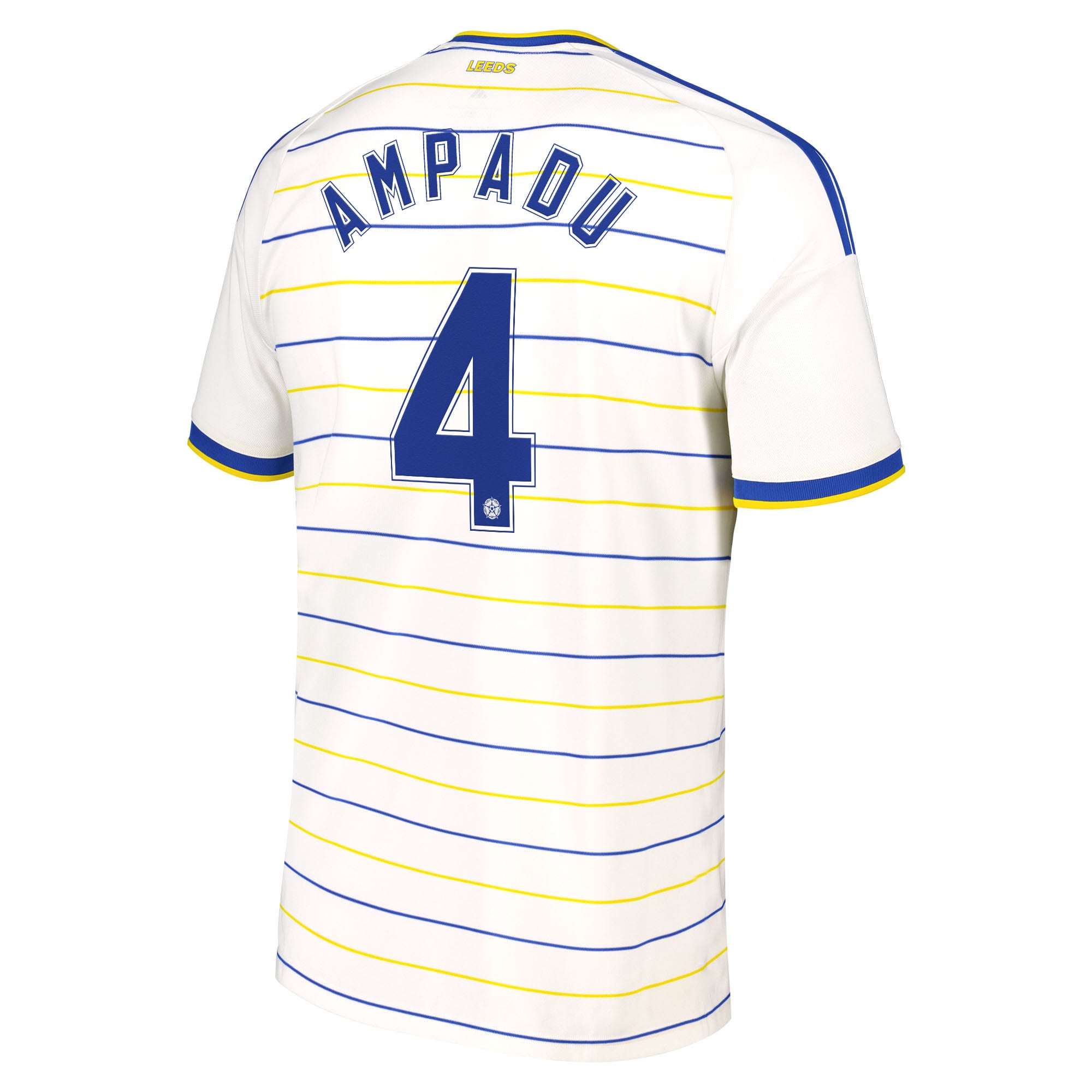 Leeds United adidas Home Shirt 2026-27 with Ampadu 4 Cup printing, , rebel_hi-res