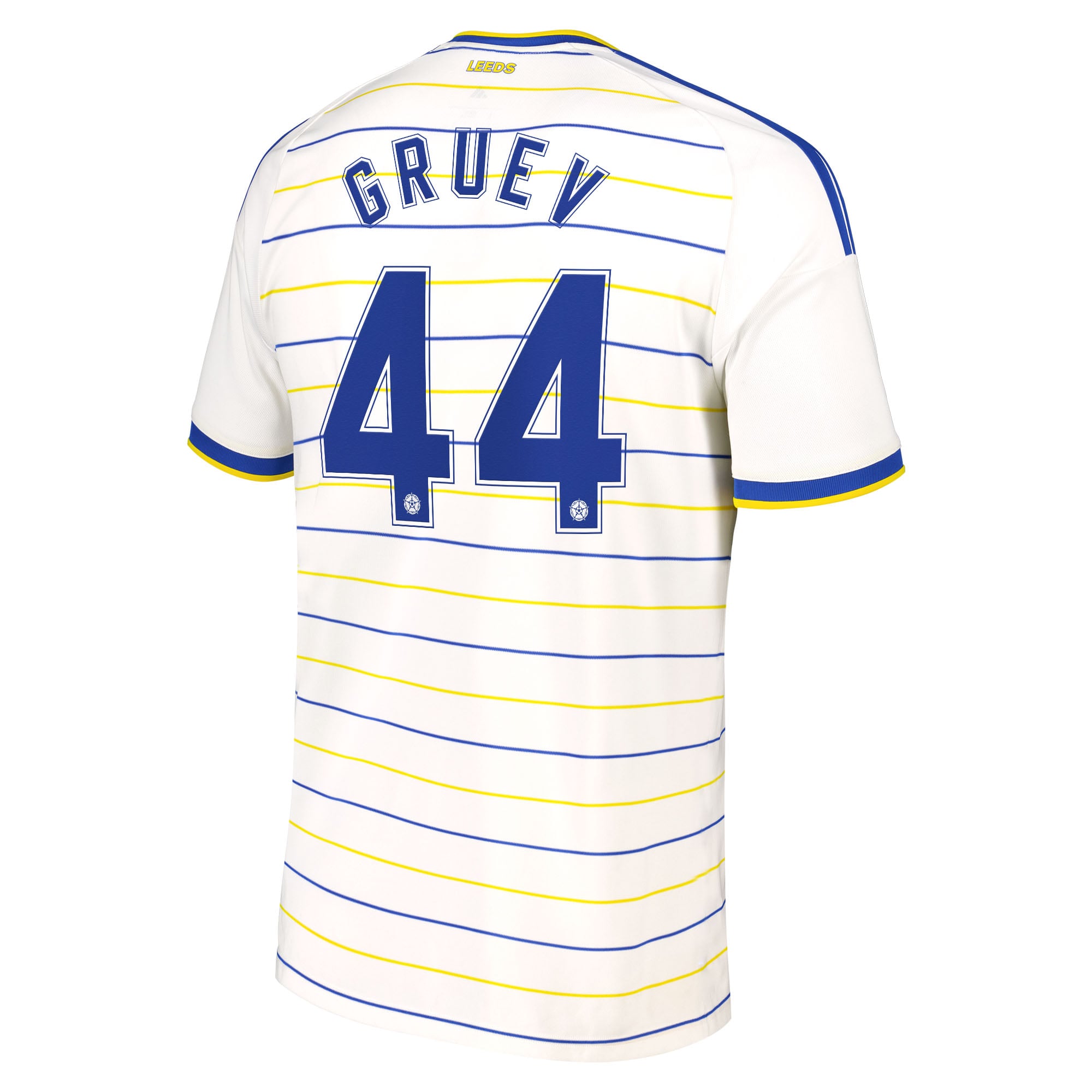 Leeds United adidas Home Shirt 2026-27 with Gruev 44 Cup printing, , rebel_hi-res