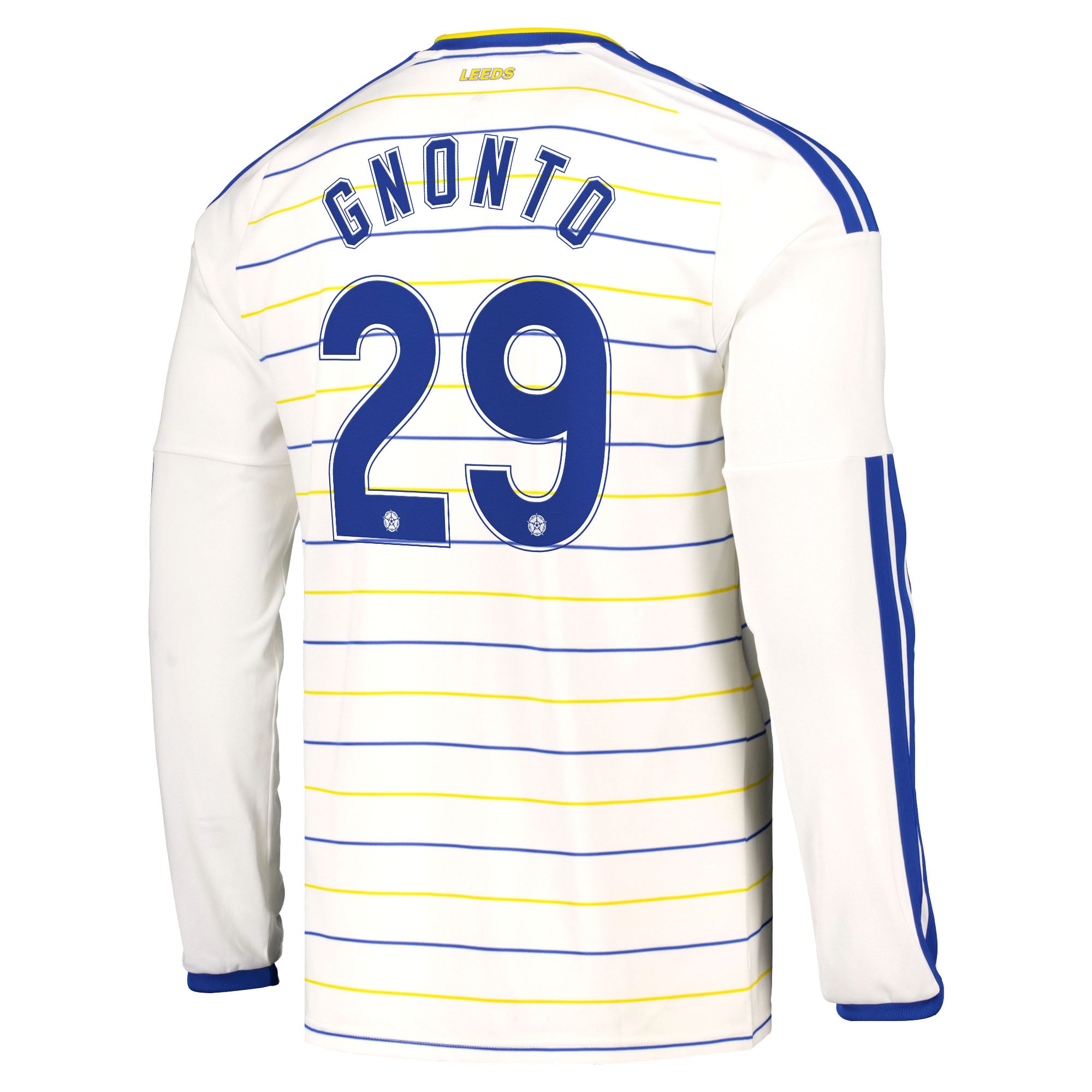Leeds United adidas Home Shirt 2026-27 - Long Sleeve with Gnonto 29 Cup printing, , rebel_hi-res