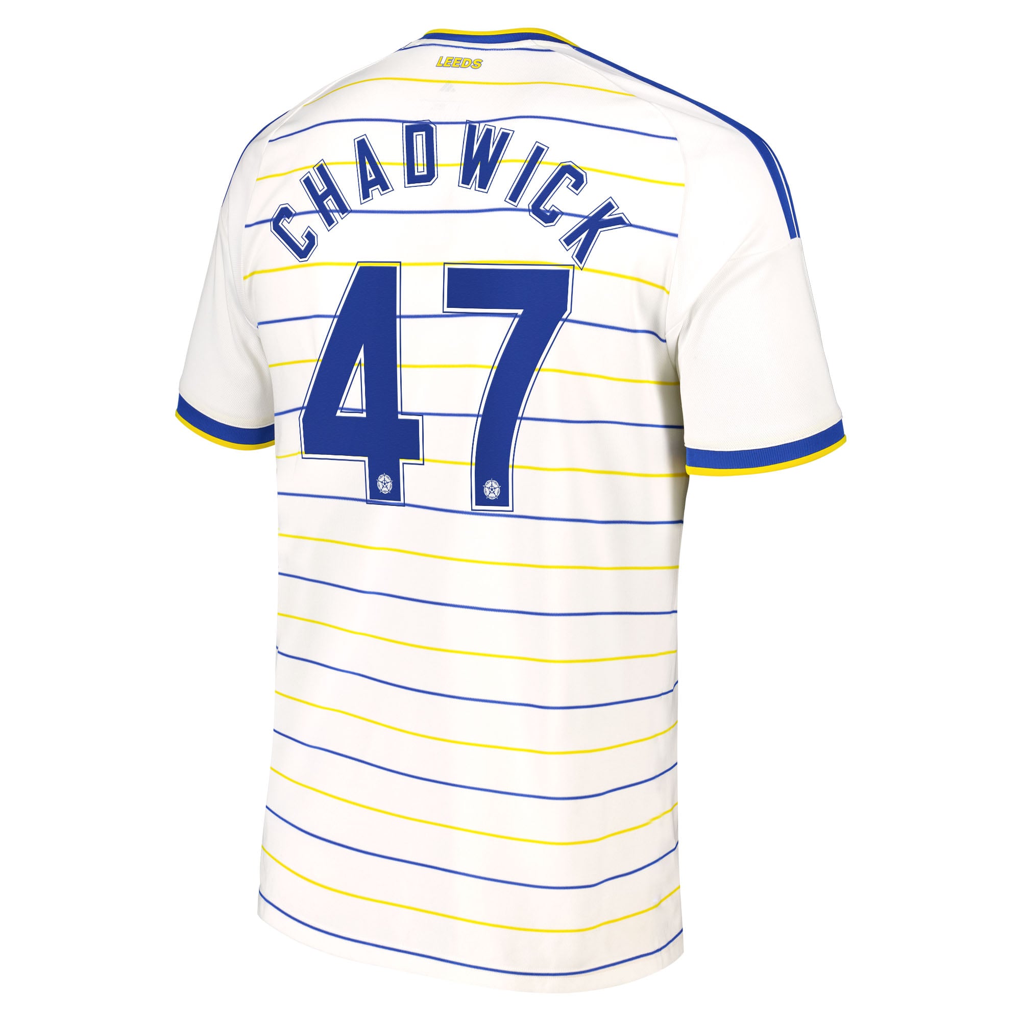 Leeds United adidas Home Shirt 2026-27 with Chadwick 47 Cup printing, , rebel_hi-res