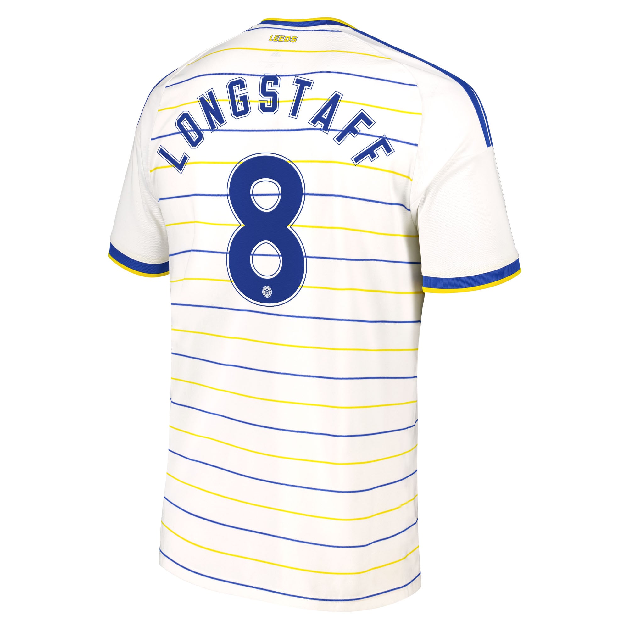 Leeds United adidas Home Shirt 2026-27 with Longstaff 8 Cup printing, , rebel_hi-res