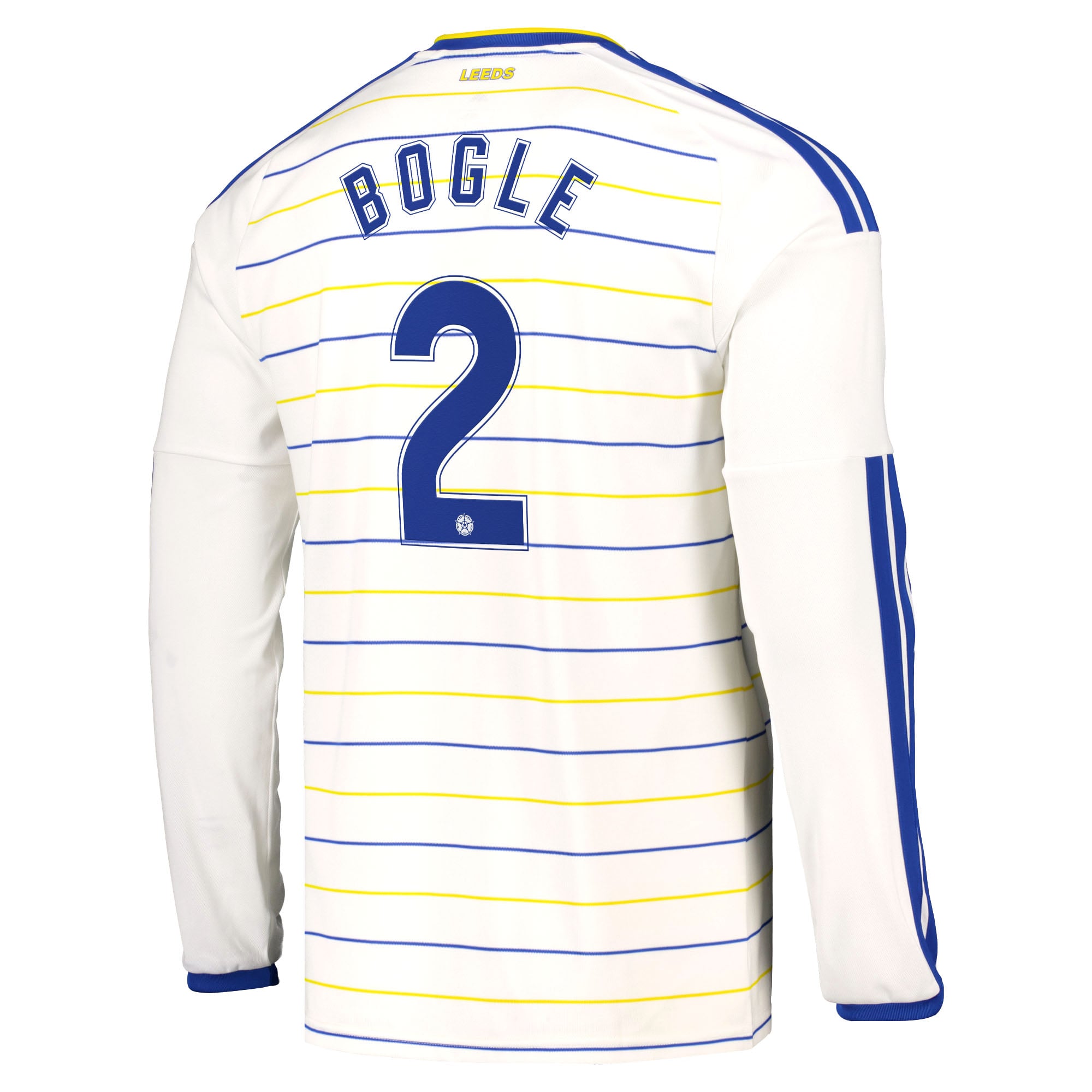 Leeds United adidas Home Shirt 2026-27 - Long Sleeve with Bogle 2 Cup printing, , rebel_hi-res